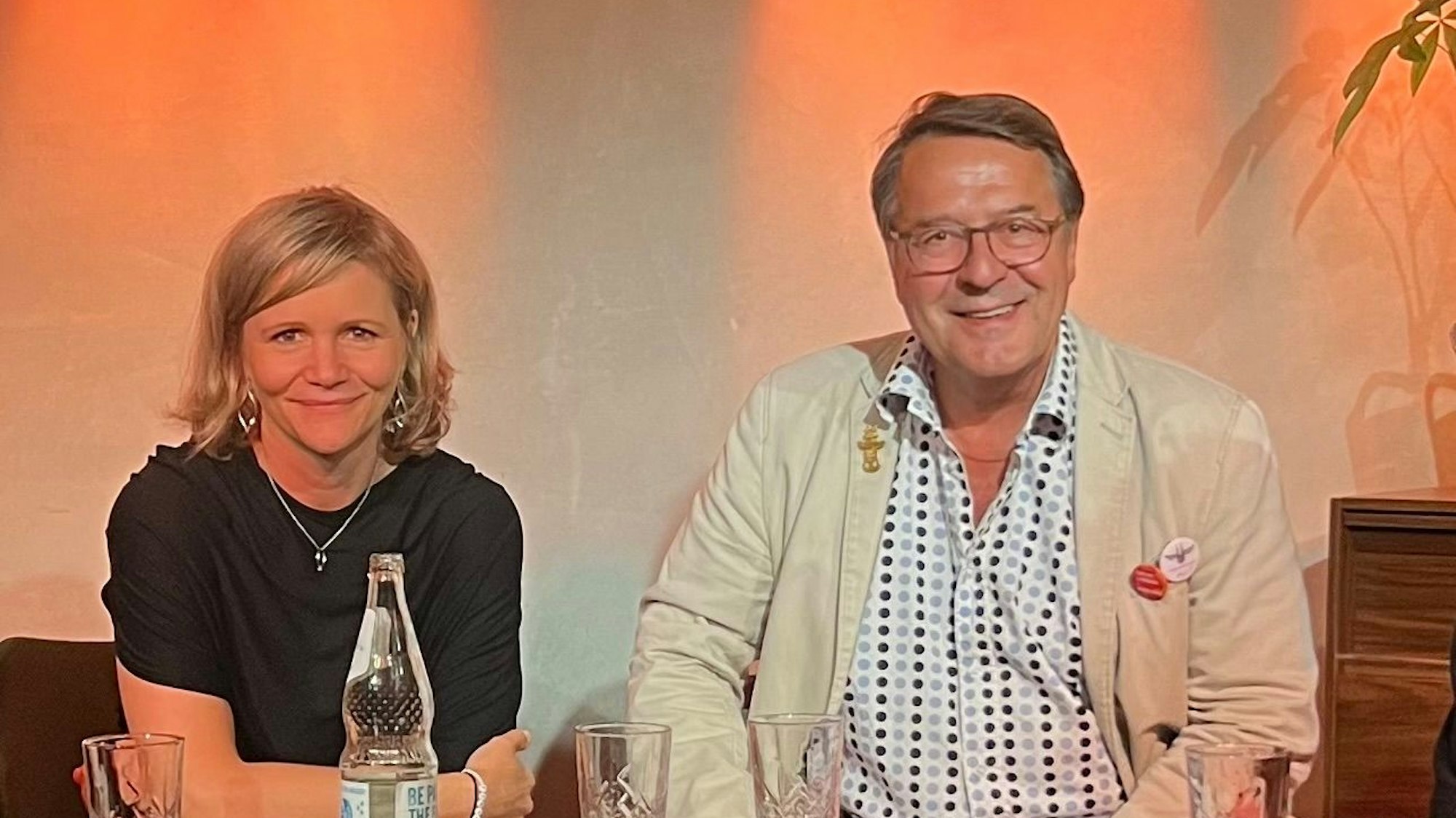 Inga Feuser und Hans Mörtter in der Kölner Wohngemeinschaft