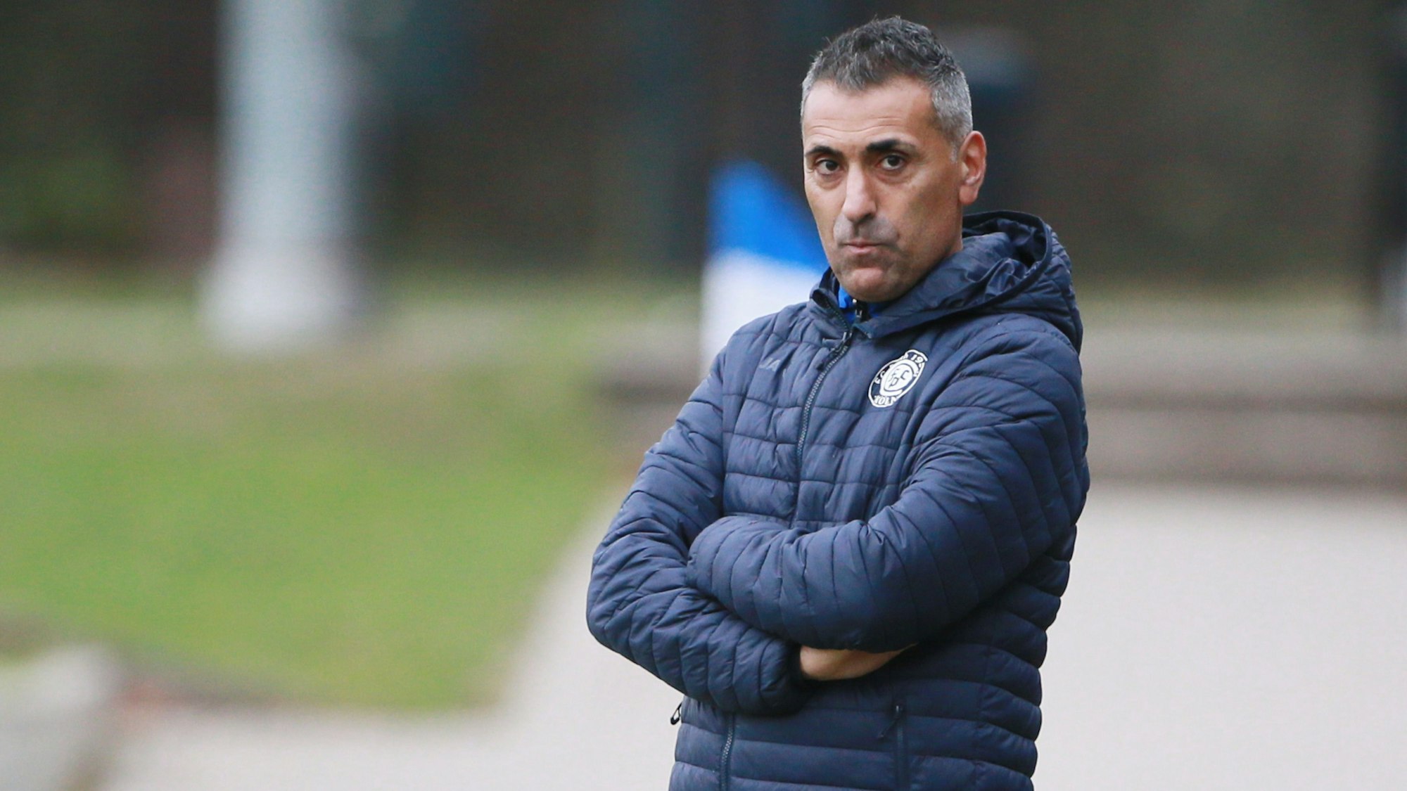 FC Pesch vs. Viktoria Arnoldsweiler Fußball Herren Verbandsliga Mittelrhein Trainer Ali Meybodi (Pesch) 08.12.2019 Herbert Bucco