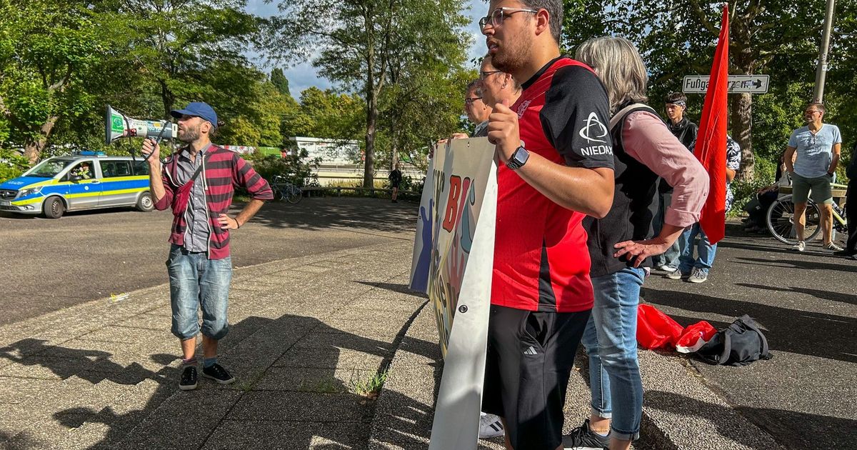 Leverkusen: Besuch von Stephan Brandner - Linken-Demo gegen AfD