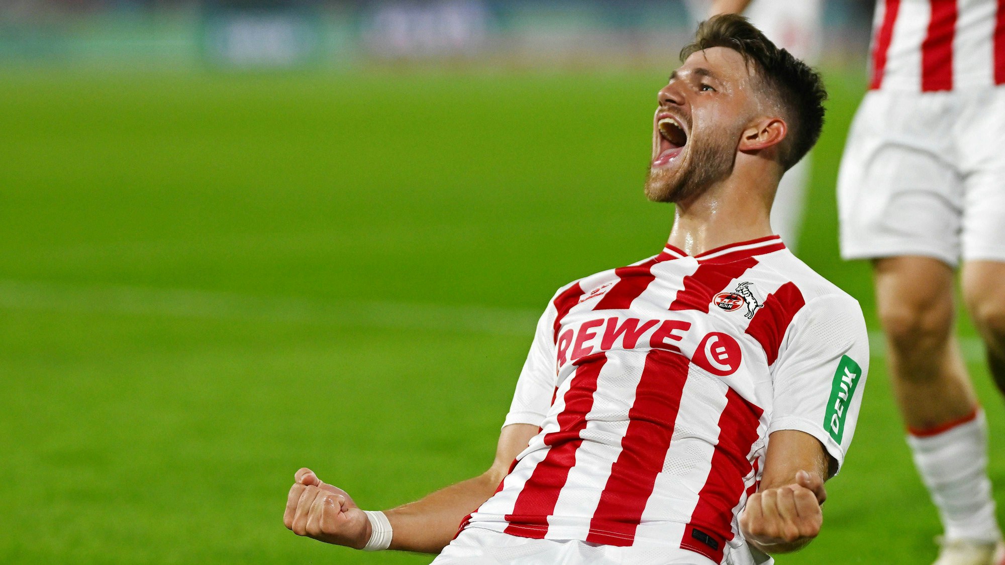 Jan Thielmann steuerte einen Treffer beim 4:1 gegen den SC Freiburg bei.