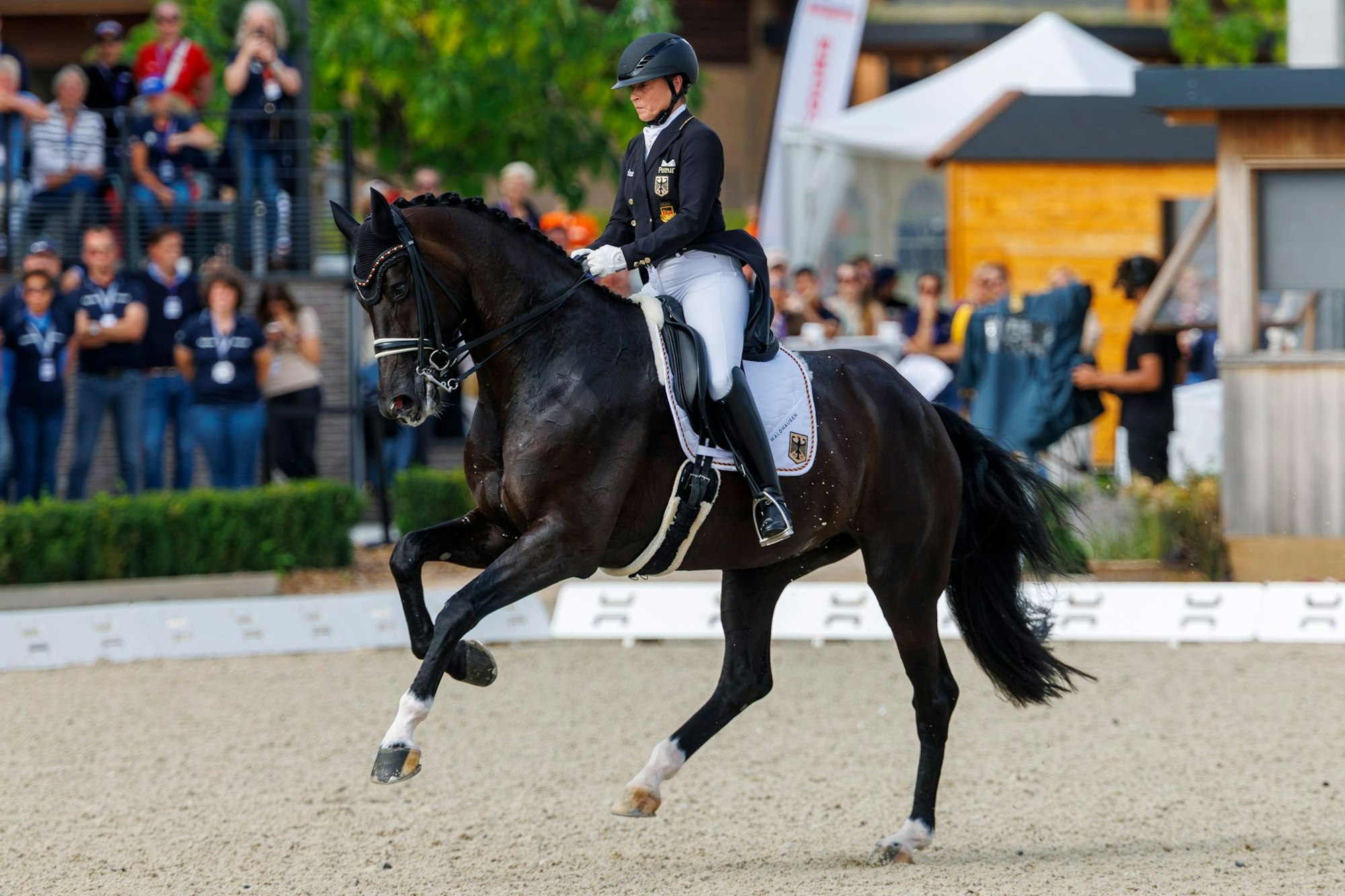 Isabell Werth hat in Crozet ihre dritte Medaille gewonnen.