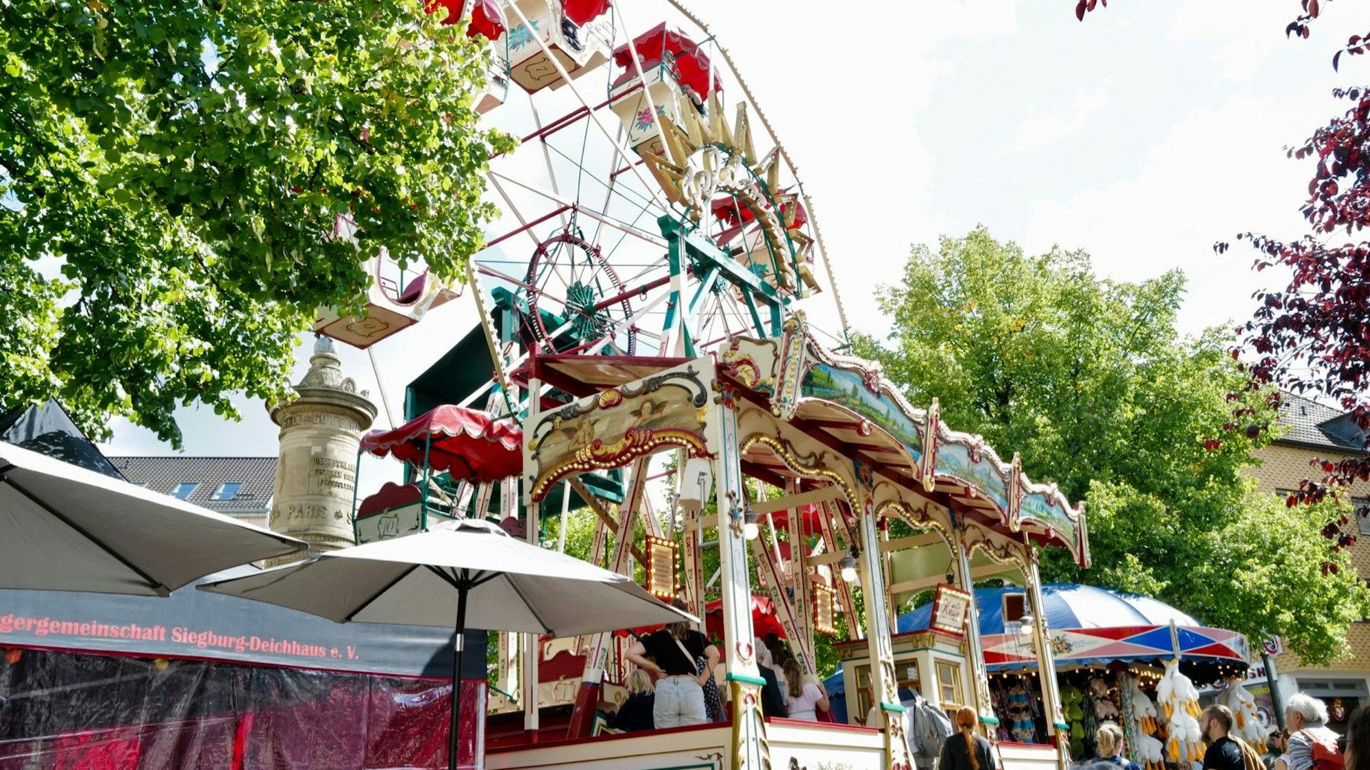 Das Riesenrad auf dem Siegburger Stadtfest