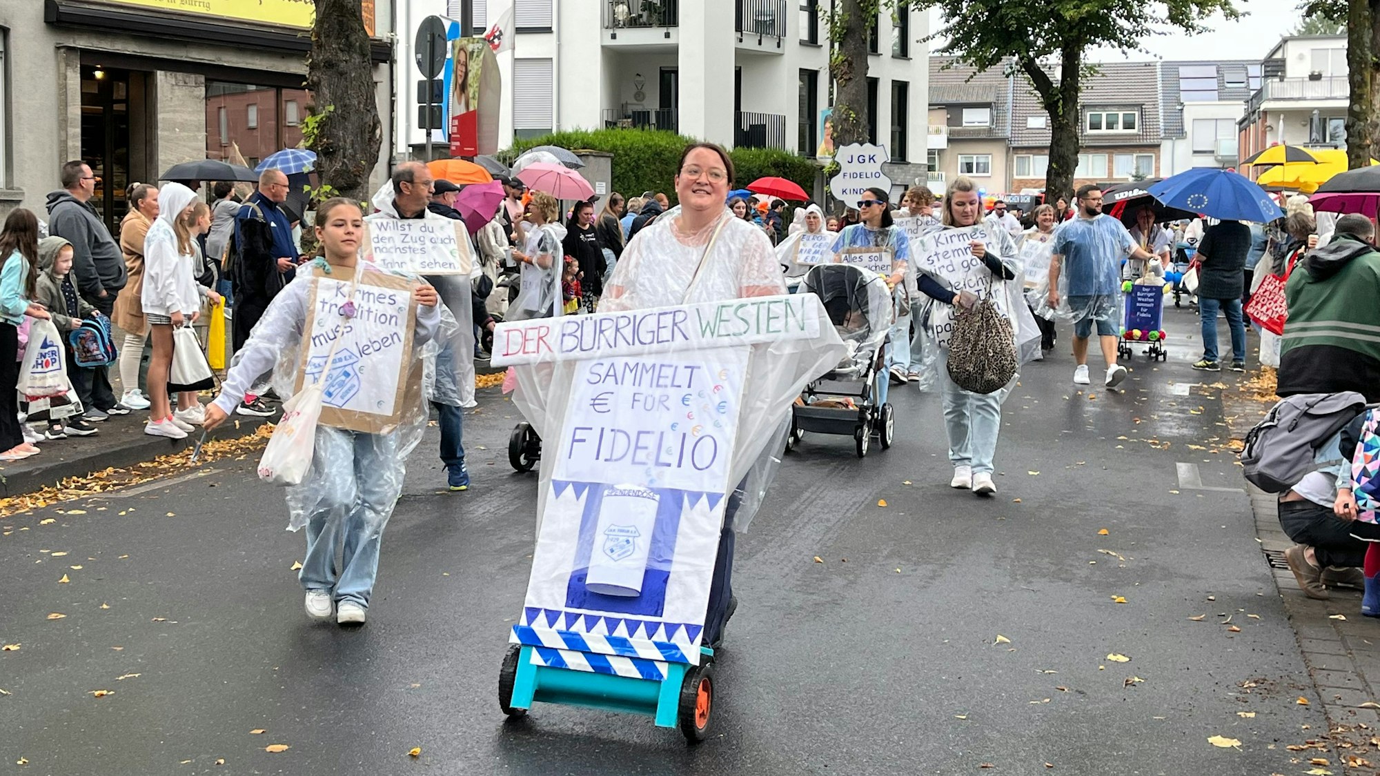Geld sammeln für die nächste Bürriger Kirmes