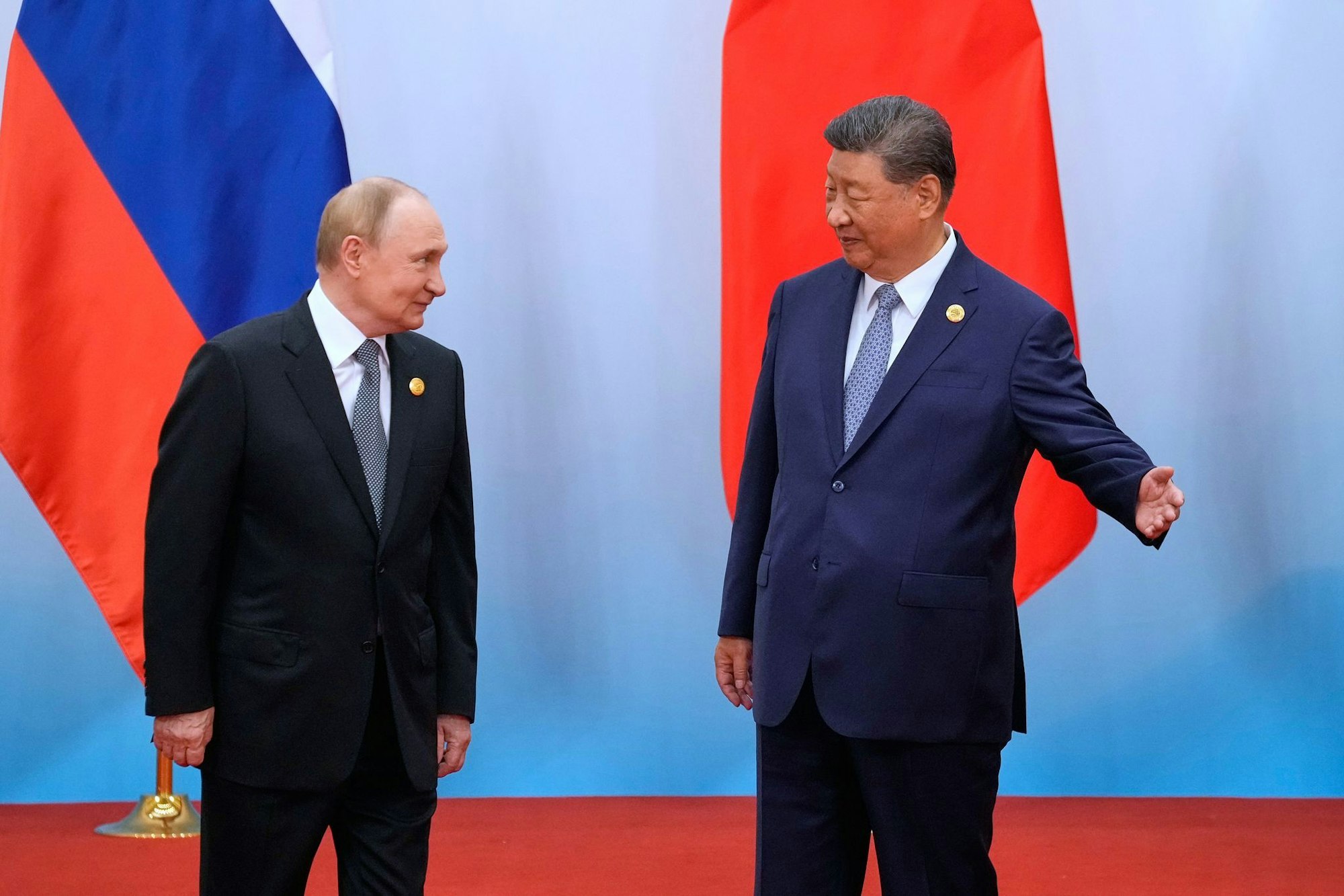 Sehen sich als Verbündete: Xi und Putin.