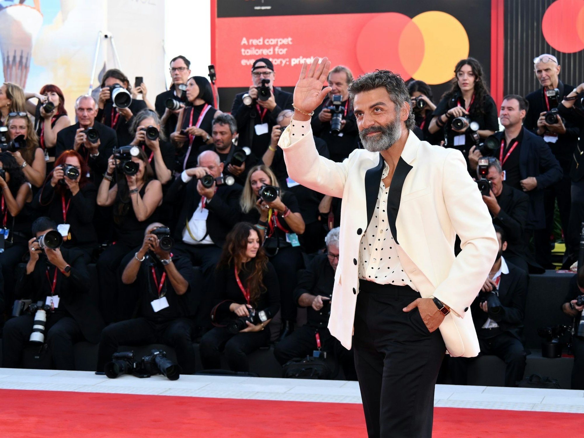 Oscar Isaac vor der Premiere von «Frankenstein».