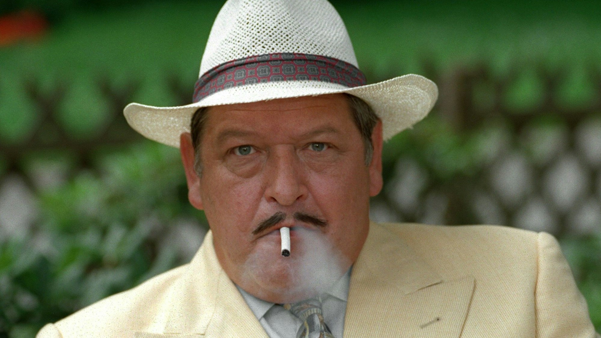 Diether Krebs bei Dreharbeiten.