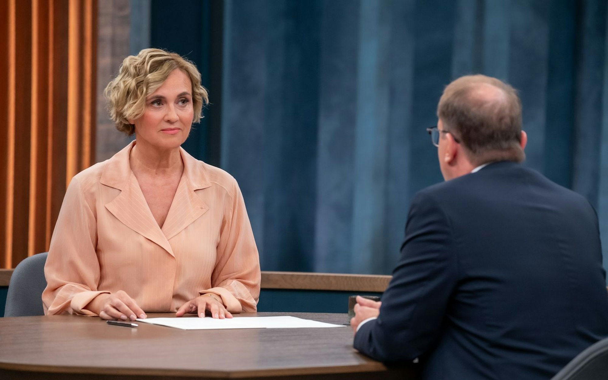 Caren Miosgas Interview mit Alexander Dobrindt bewegte unterdurchschnittlich wenige Menschen zum Einschalten. (Bild: ARD/Claudius Pflug)