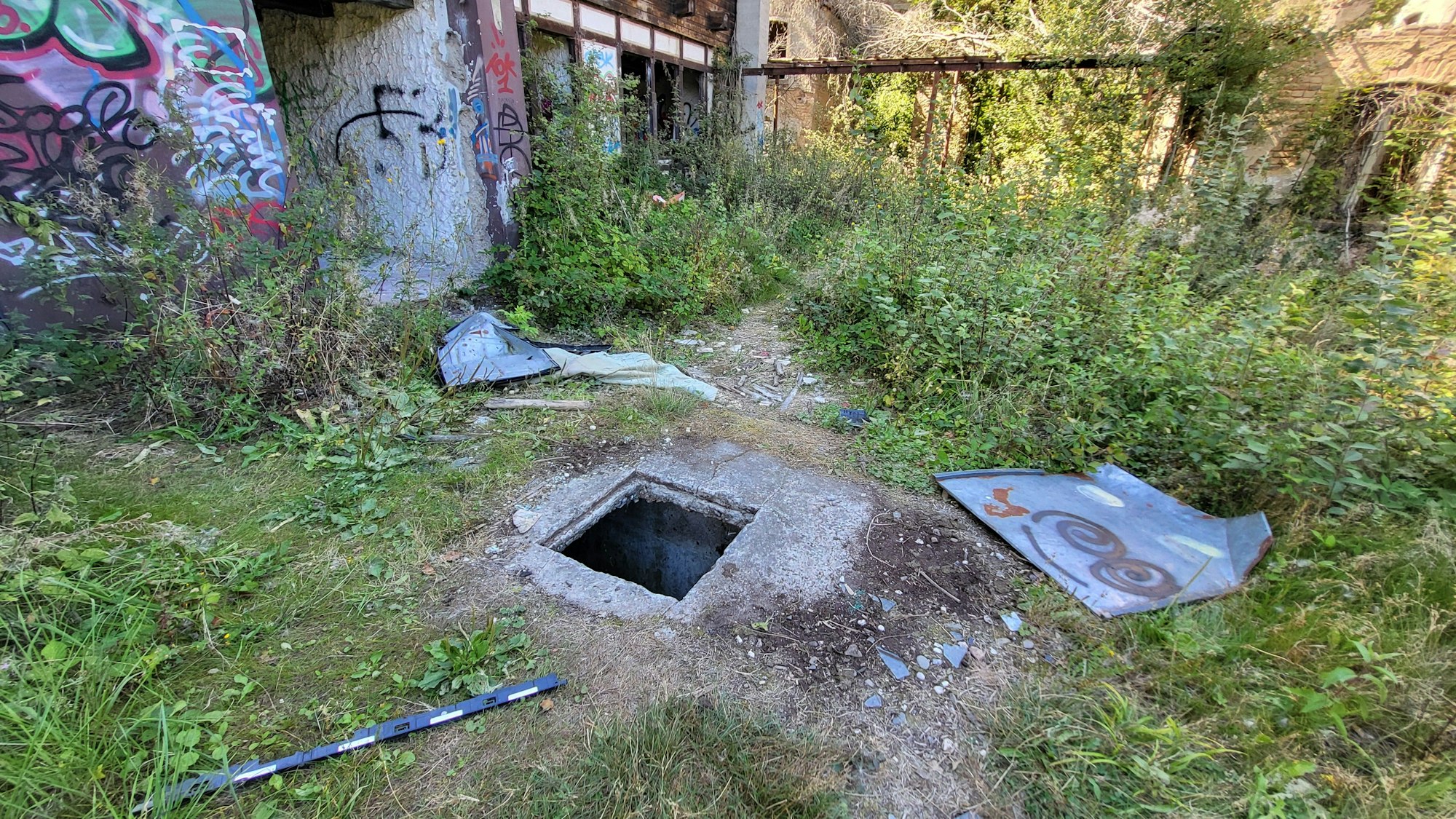 Vorsicht, Einsturzgefahr! Der „Lost Place“ Waldburg in Remagen sollte nicht betreten werden.