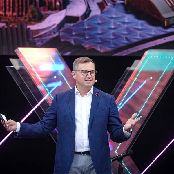 Telekom-Geschäftskundenvorstand Klaus Werner bei der Digital X 2024.