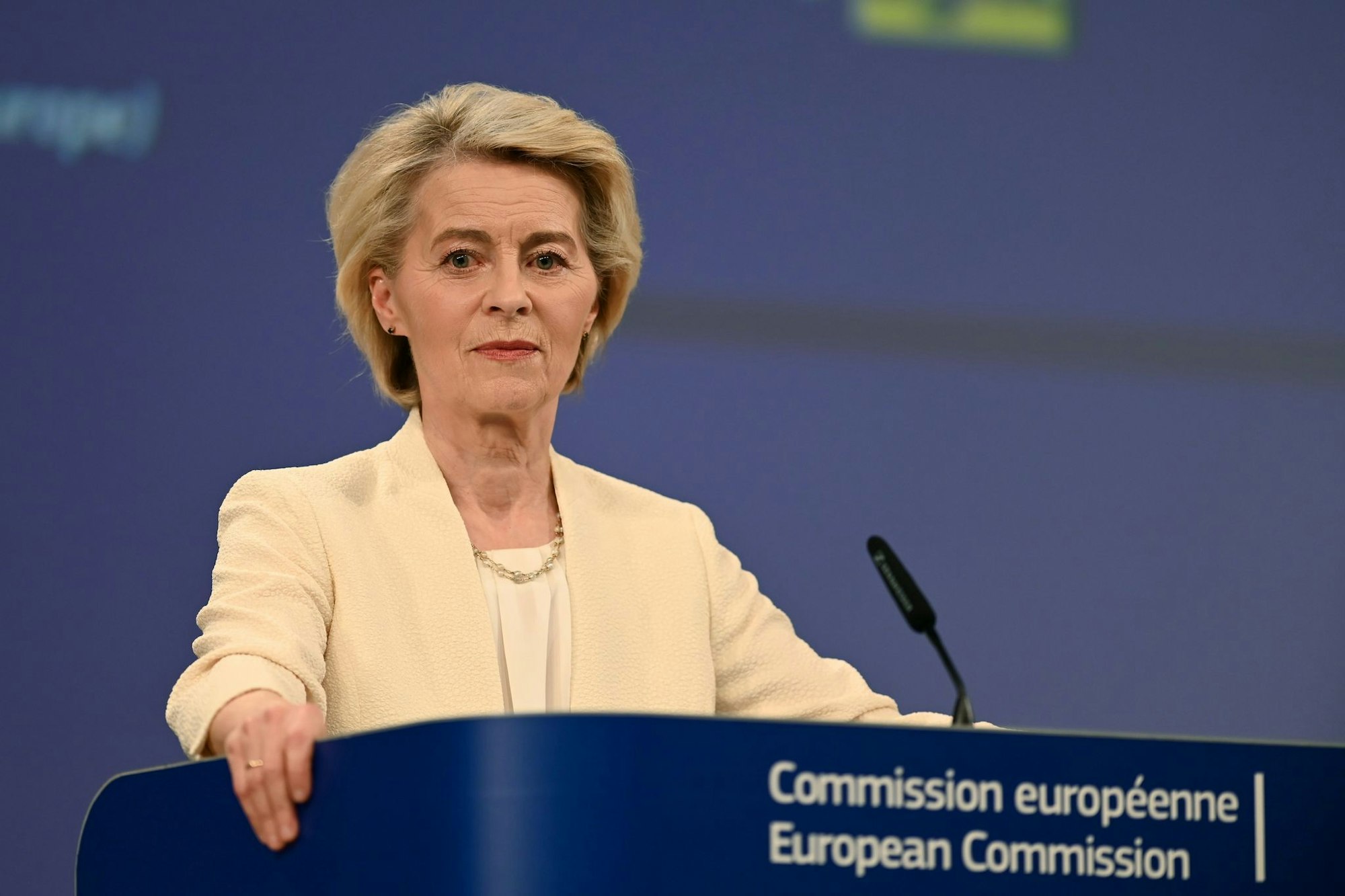 Für Kommissionschefin Ursula von der Leyen endete der Zwischenfall glimpflich. (Archivbild)