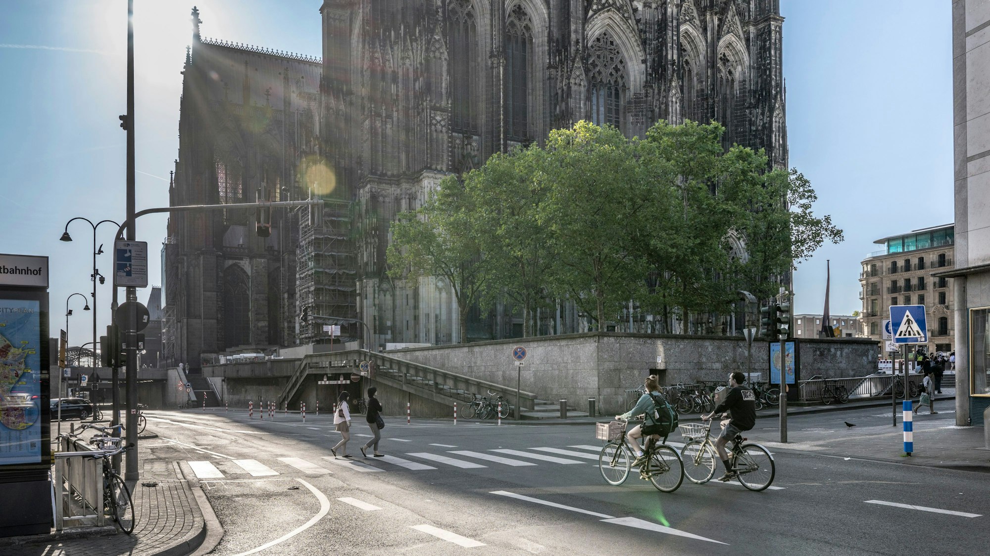 Die bis auf einige Ausnahmen autofreie Trankgasse hat Unstimmigkeiten im Bündnis im Stadtrat verursacht.