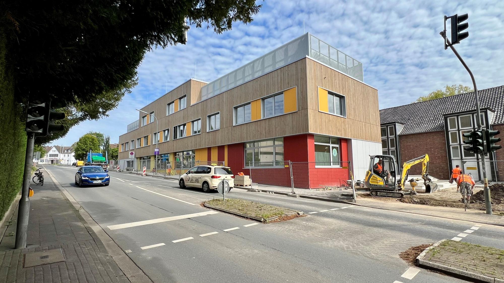 Die neue Kita an der Uferstraße in Leichlingen, betrieben vom Verein Die Quelle.