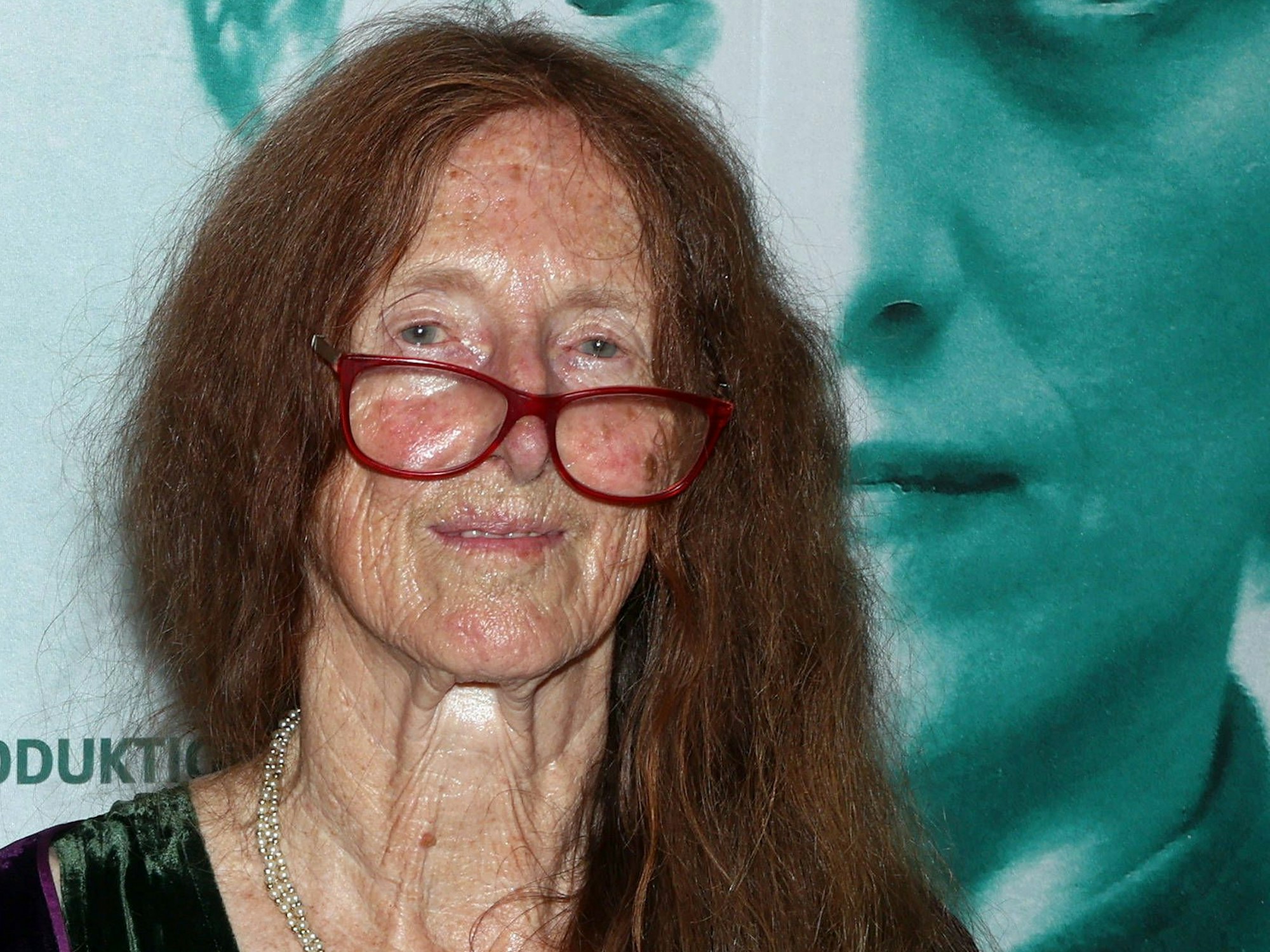 Eva Quistorp, Mitgründerin der Grünen, bei der Berlin-Premiere des Films Petra Kelly im Jahr 2024.