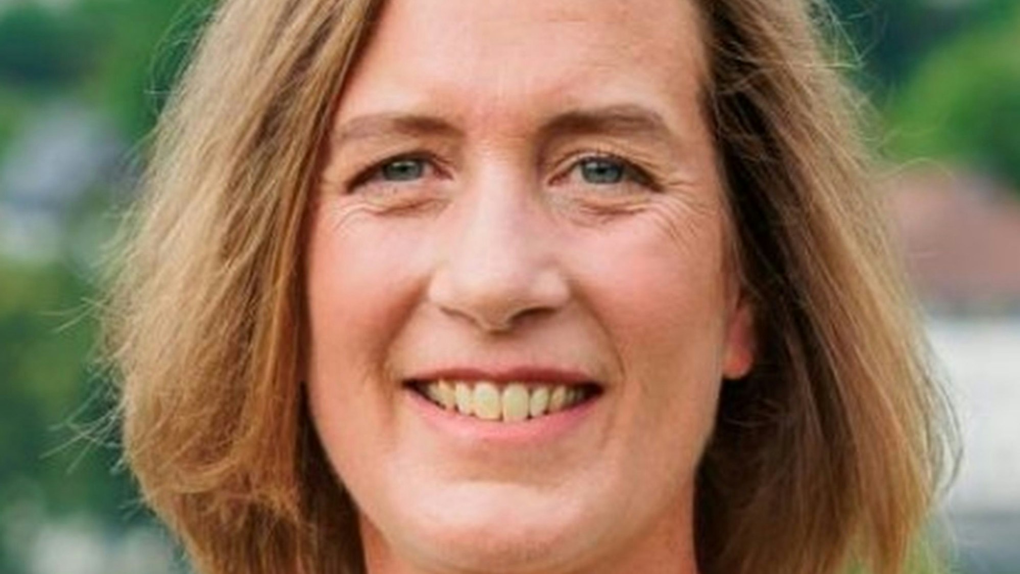 Nadja Hansmann (48) ist Kandidatin der CDU für den Posten der Bürgermeisterin in der Gemeinde Morsbach.