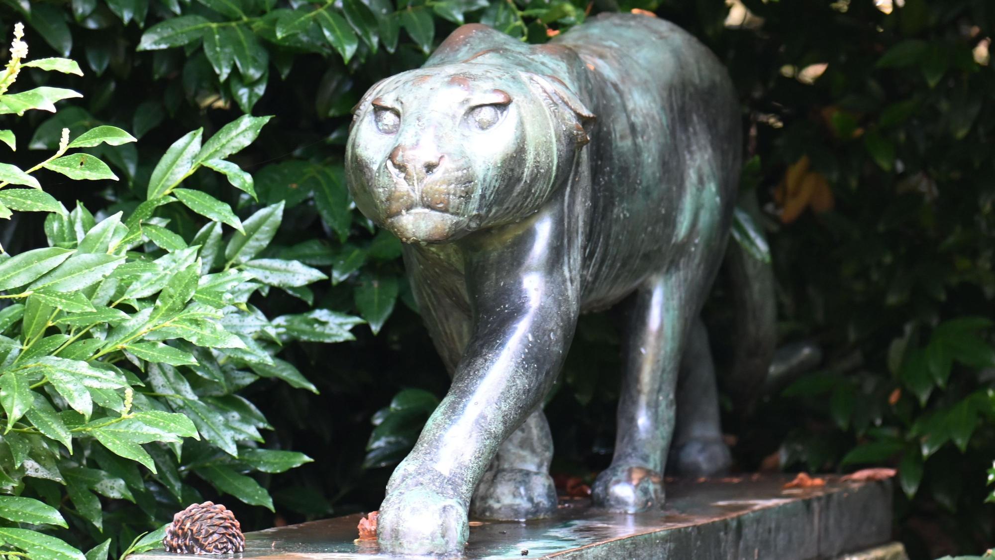 Die Bronzeplastik „Panther“ von Fritz Behn wurde vergangene Woche aus dem Südpark in Köln-Marienburg gestohlen.