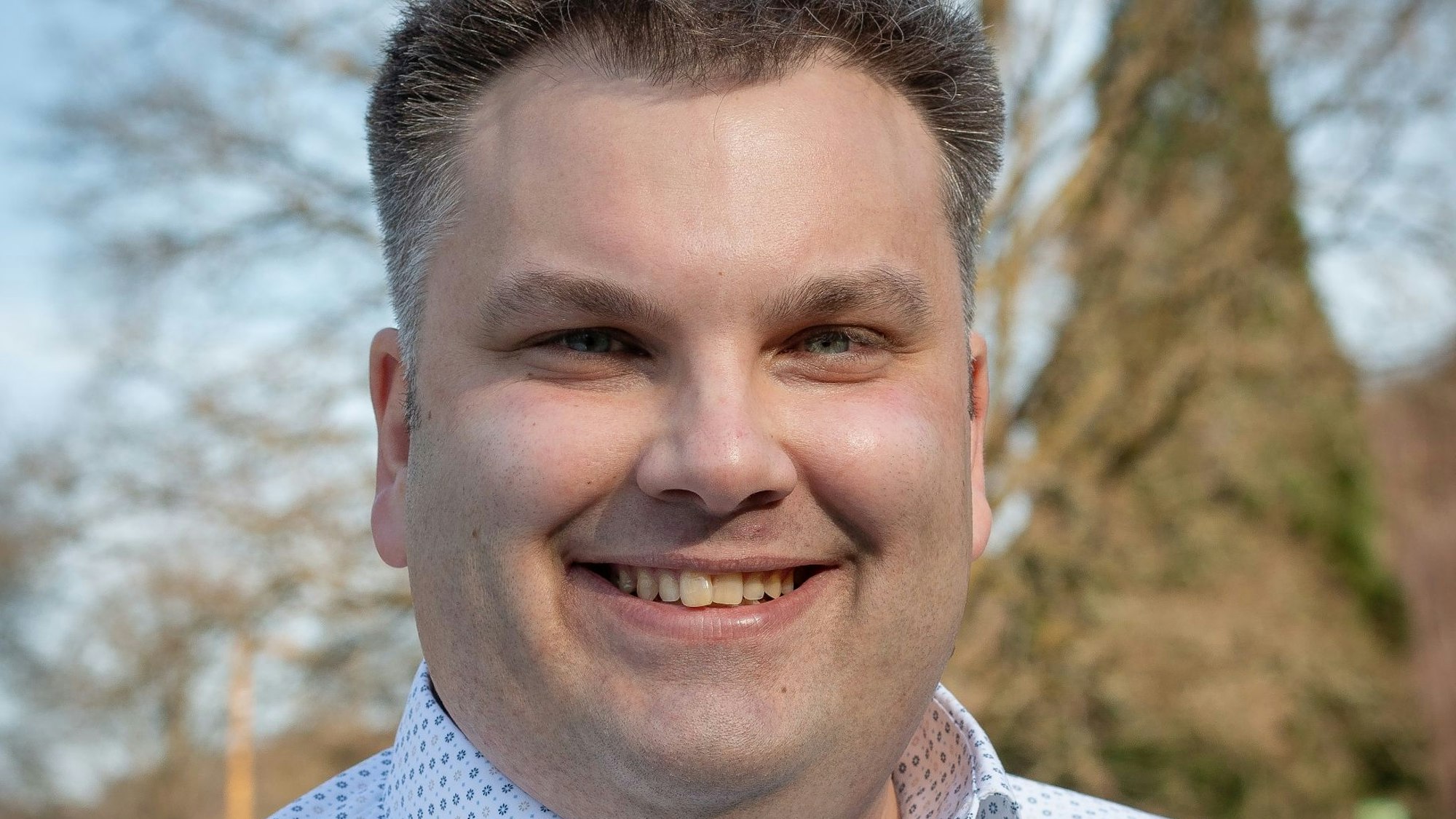 Jan Schumacher (39) ist Kandidat der Gemeinschaft BFM-UBV für den Posten des Bürgermeisters in der Gemeinde Morsbach.