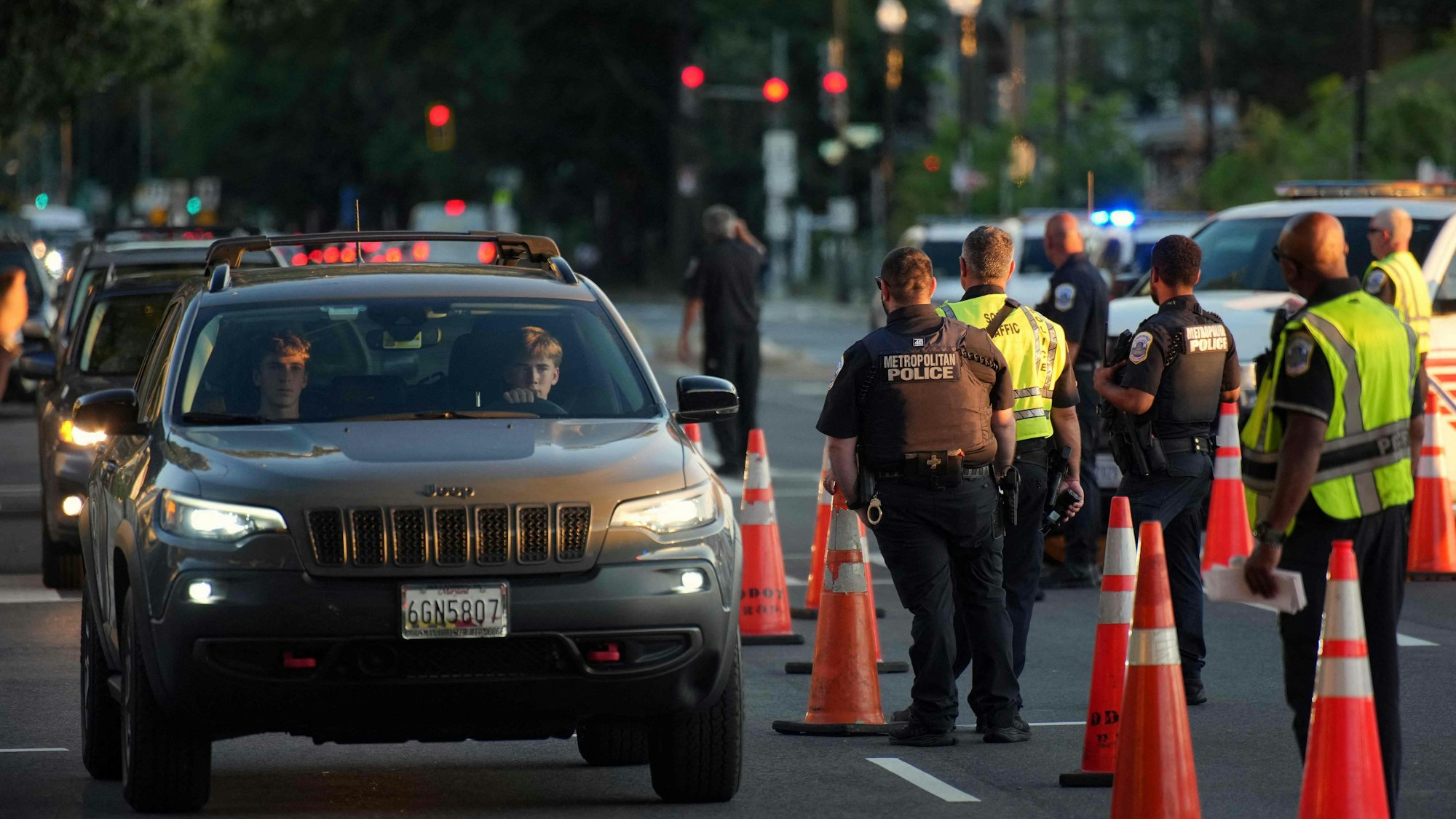 Immer häufiger arbeiten reguläre Polizeibeamte in den USA mit Kräften des Heimatschutzministeriums zusammen, wie hier in Washington D.C.