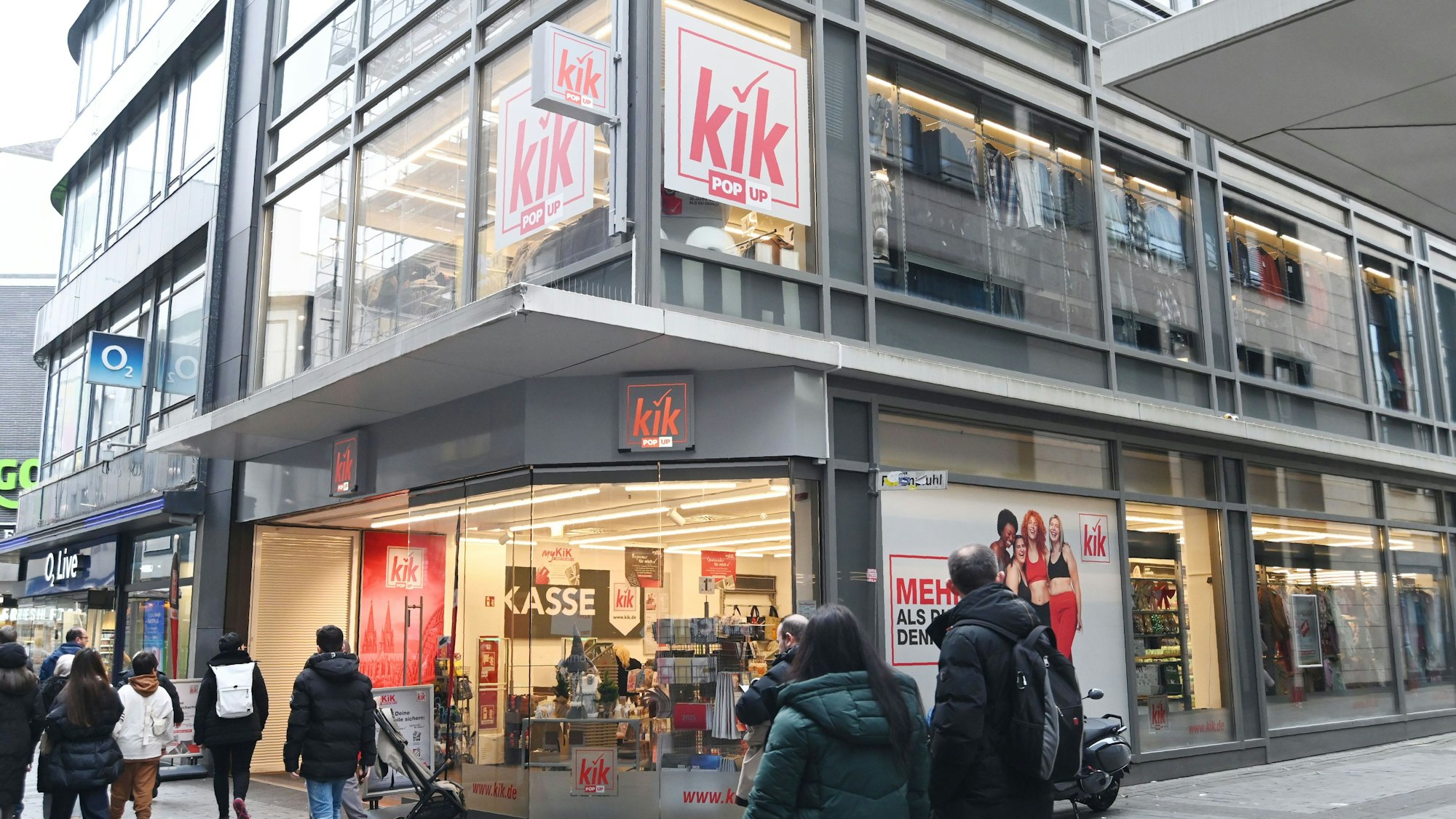 Der Modediscounter Kik hatte auch einen Laden auf der Hohe Straße in Köln.