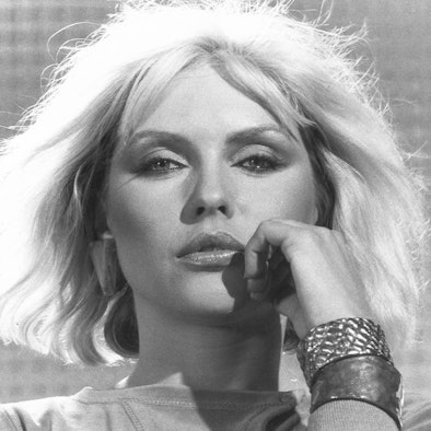 Debbie Harry schwarz-weißes Porträt