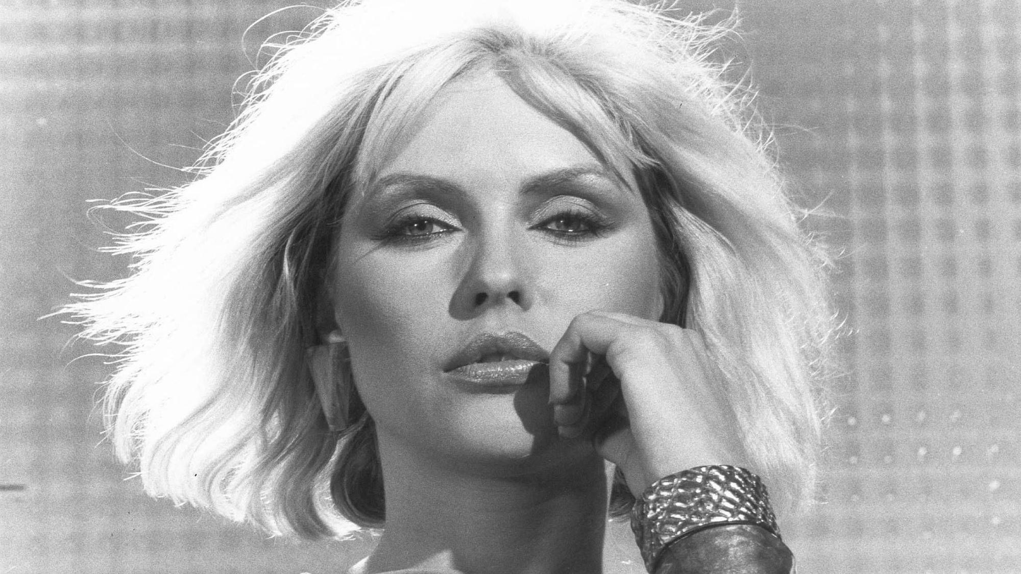 Debbie Harry schwarz-weißes Porträt