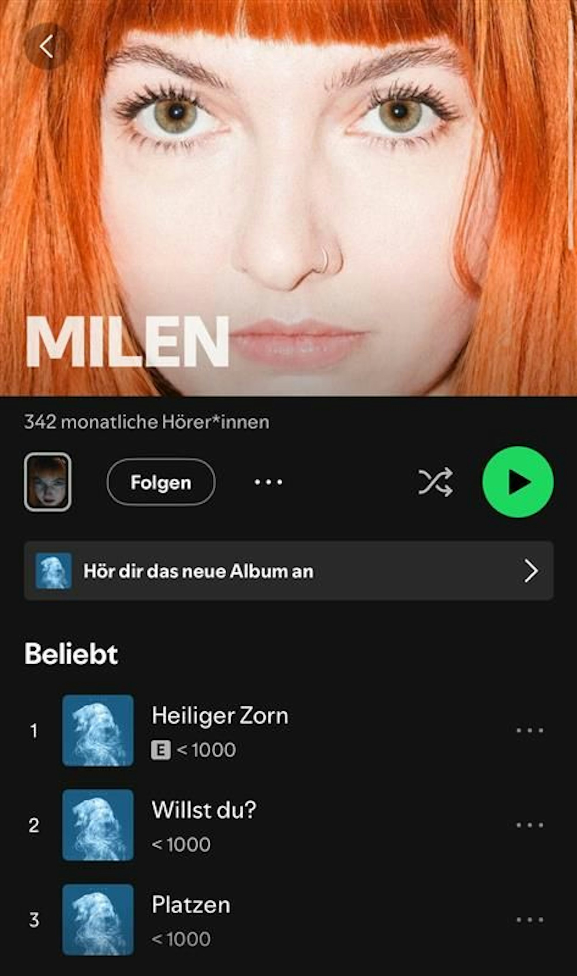 MILEN widmet sie sich in ihrem Song „Heiliger Zorn“ dem Thema female rage.