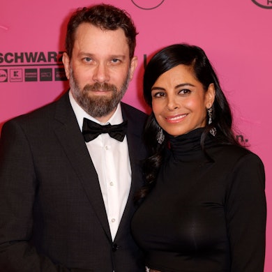 Christian Ulmen und Collien Ulmen-Fernandes posieren für Fotografen.