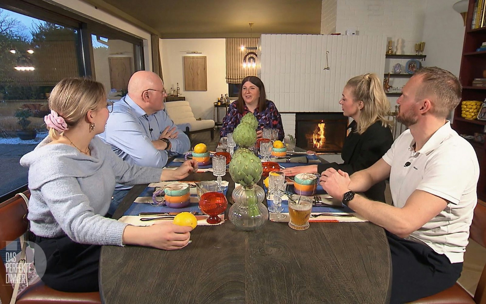 An Tag 4 treffen sich die Flensburger Gourmets bei Sandra. (Bild: RTL)