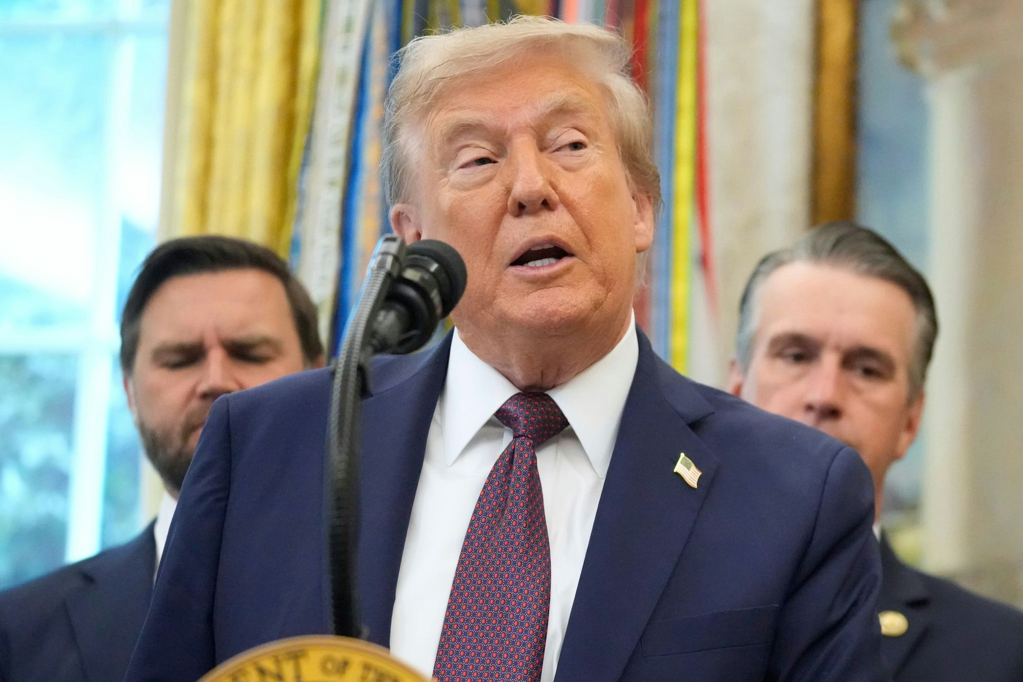 «Ich bin kein Diktator», sagt Trump über sich selbst. (Archivfoto)