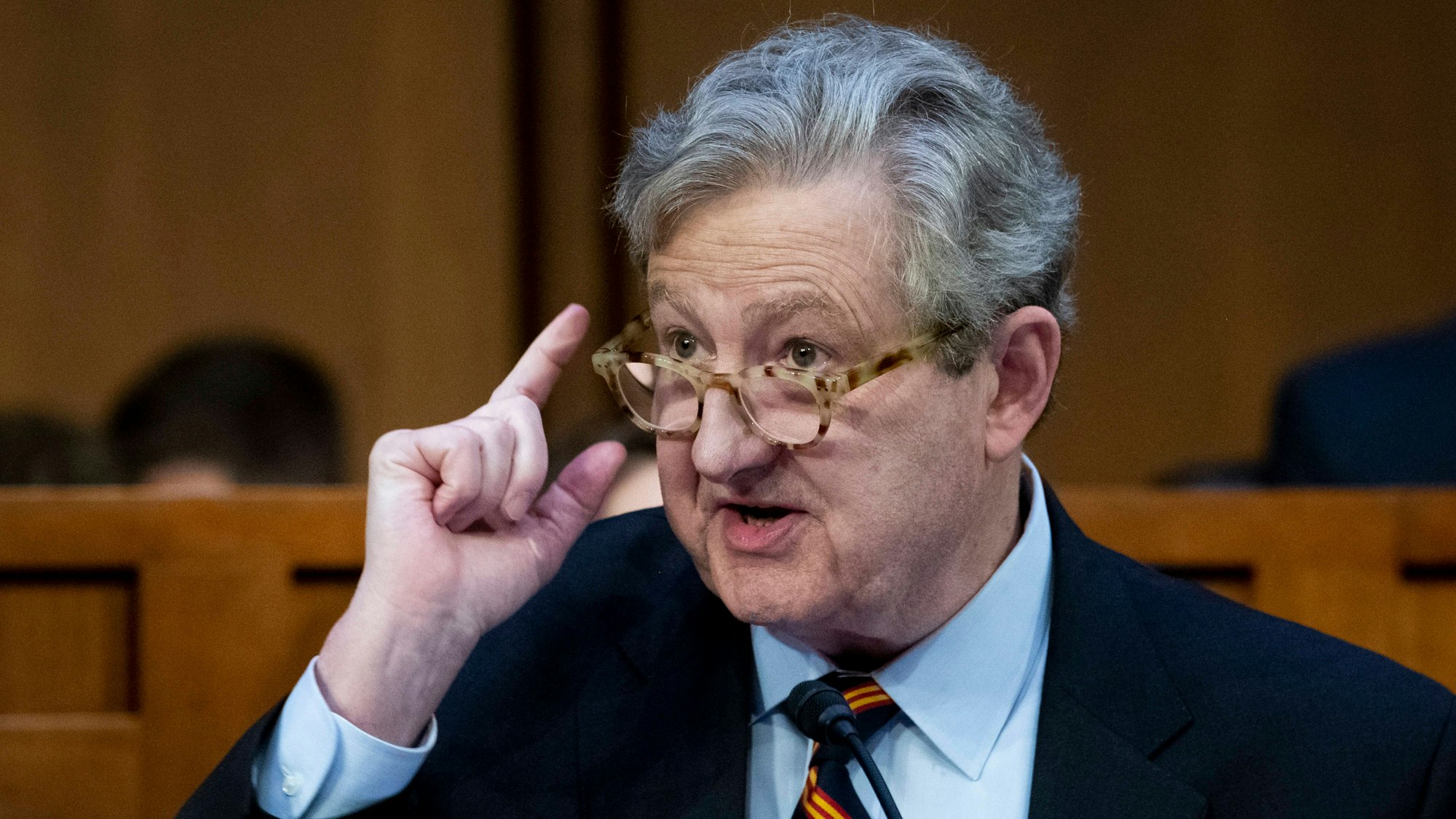 John Neely Kennedy ist offenbar davon überzeugt, dass der Verzehr von kontaminierten Garnelen Menschen in Aliens verwandeln könnte. (Archivbild)