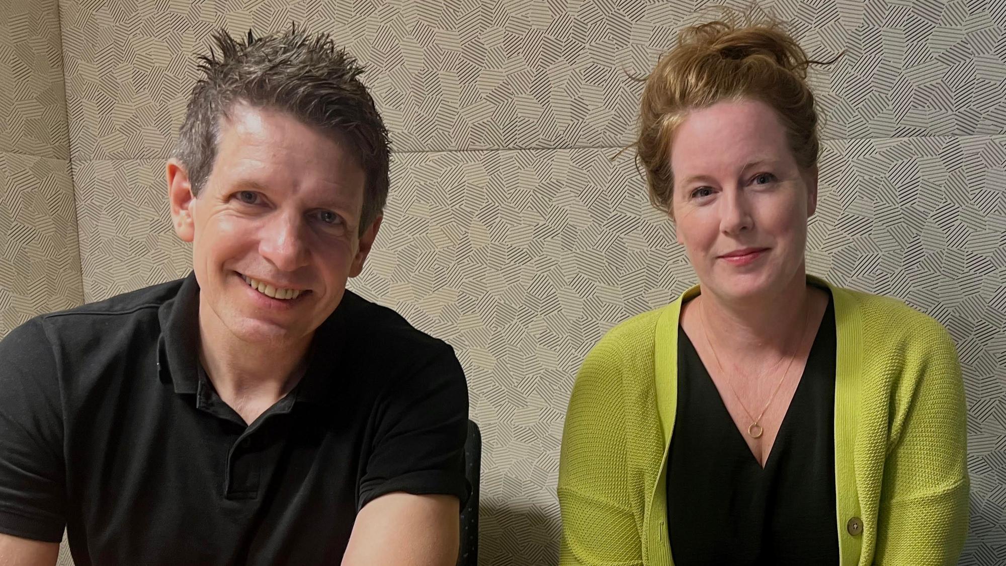 Professor Martin Andree mit Sarah Brasack, stellv. Chefredakteurin des Kölner Stadt-Anzeiger. Sie moderiert am 20. März eine Diskussion mit Andree und dem langjährigen USA-Korrespondenten Karl Doemens.