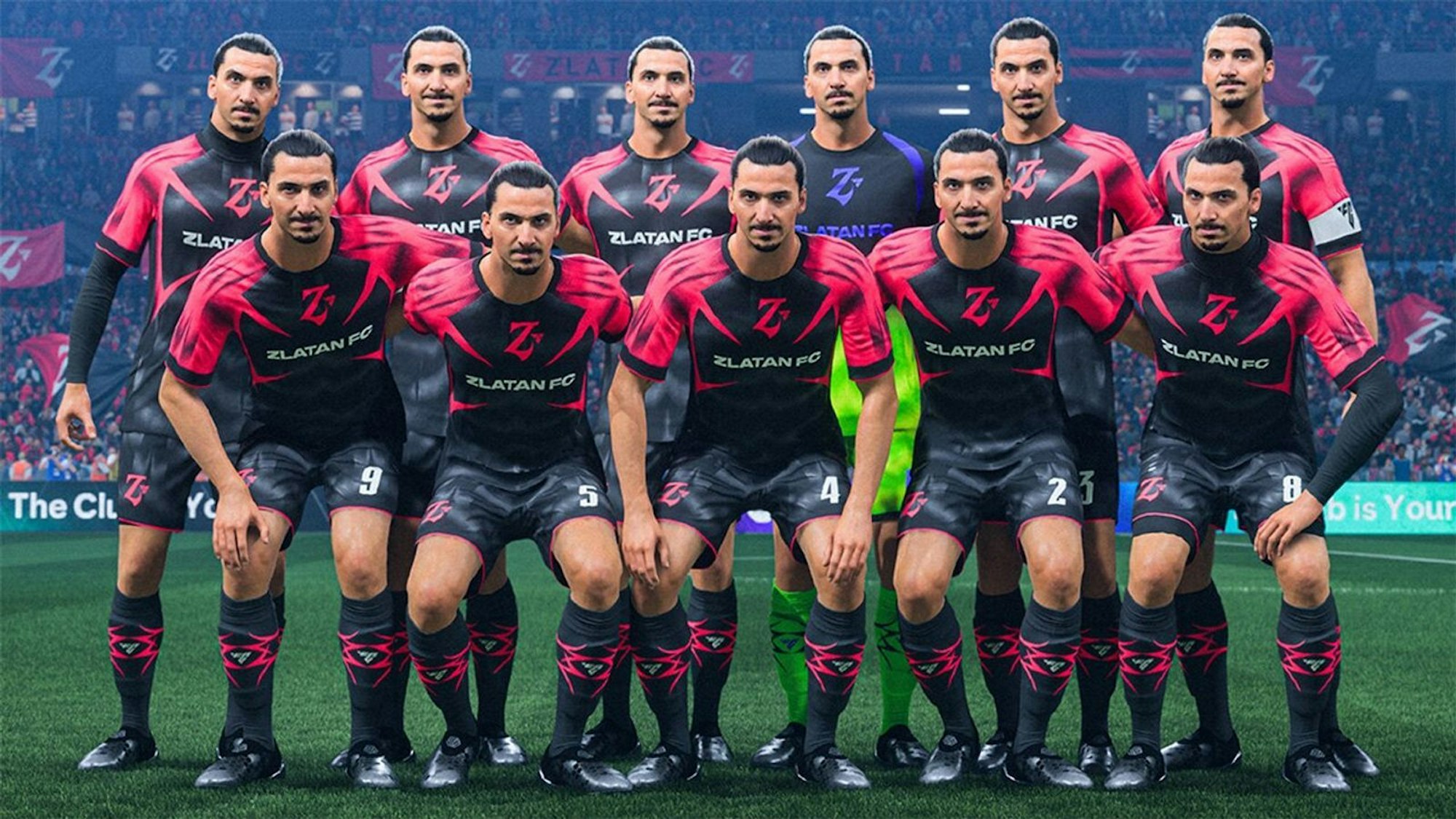 Elfmal Zlatan Ibrahimović - einmaliger Vorgang bei EA: Der alte Schweden-Star bekommt sein eigenes Team. (Bild: EA)