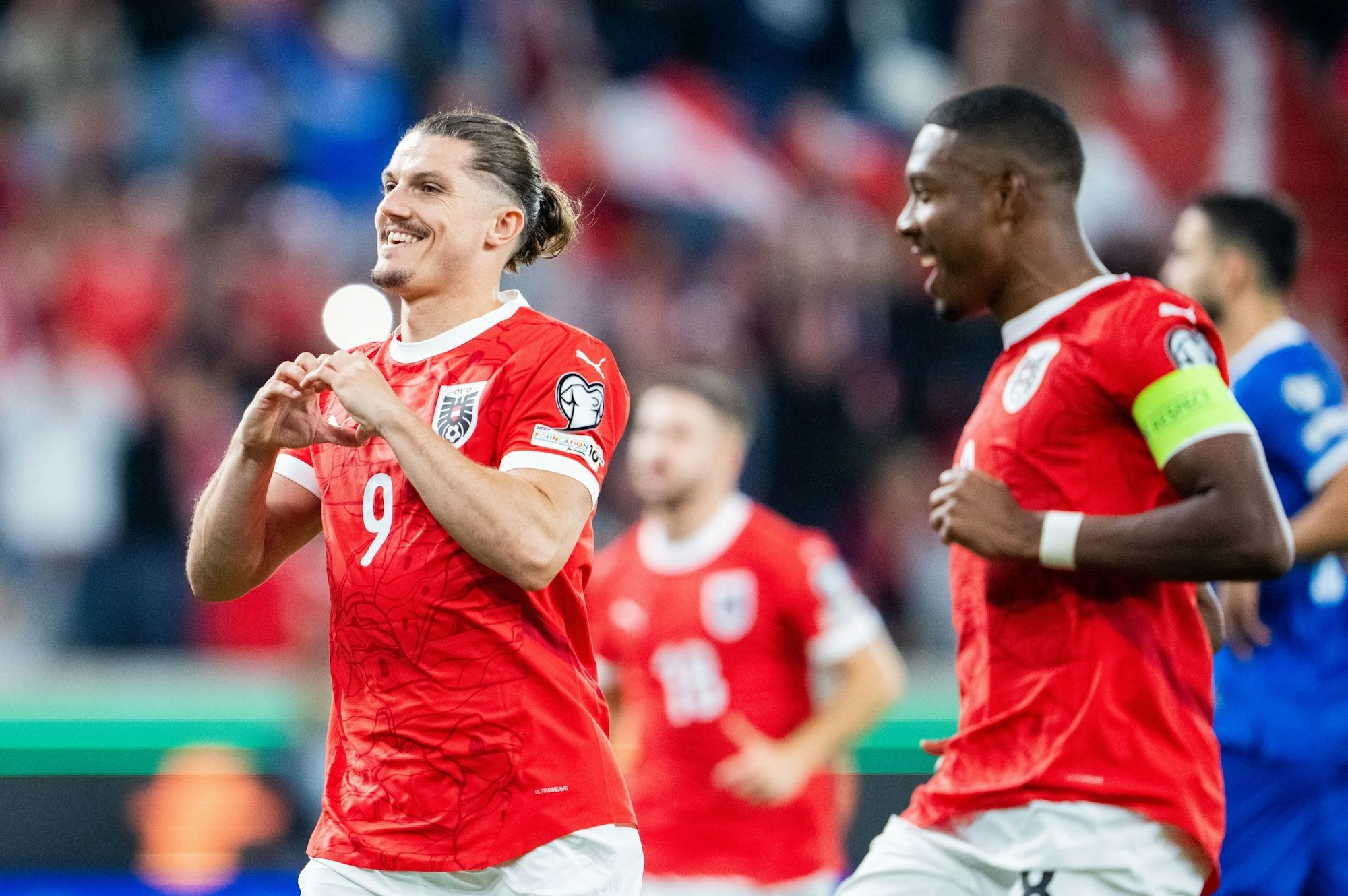 Marcel Sabitzer war per Elfmeter für Österreich erfolgreich.