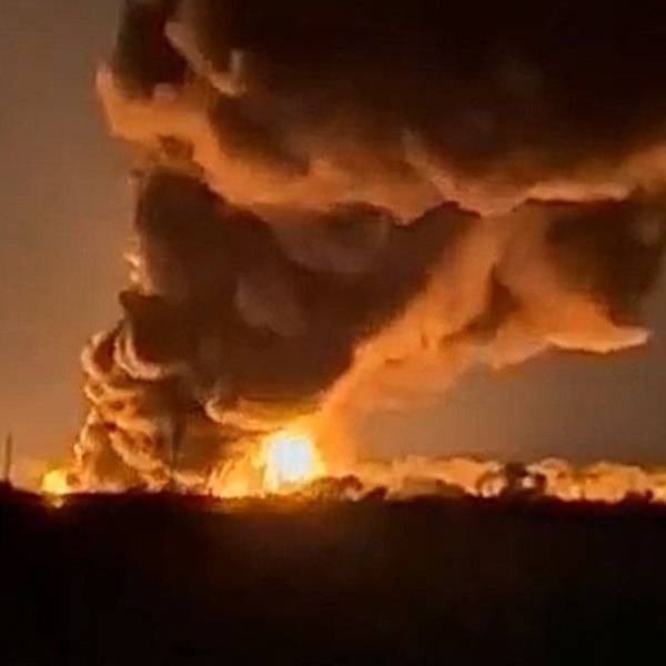Ein Depot in Luhansk steht nach ukrainischen Angriffen in Flammen. Auch die Ölraffinerie in Rjasan wurde erneut getroffen.