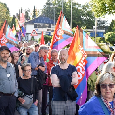 Wehrhaftes Brühl: In der Schlossstadt wird regelmäßig zu Demonstrationen gegen Rechtsextremismus aufgerufen.