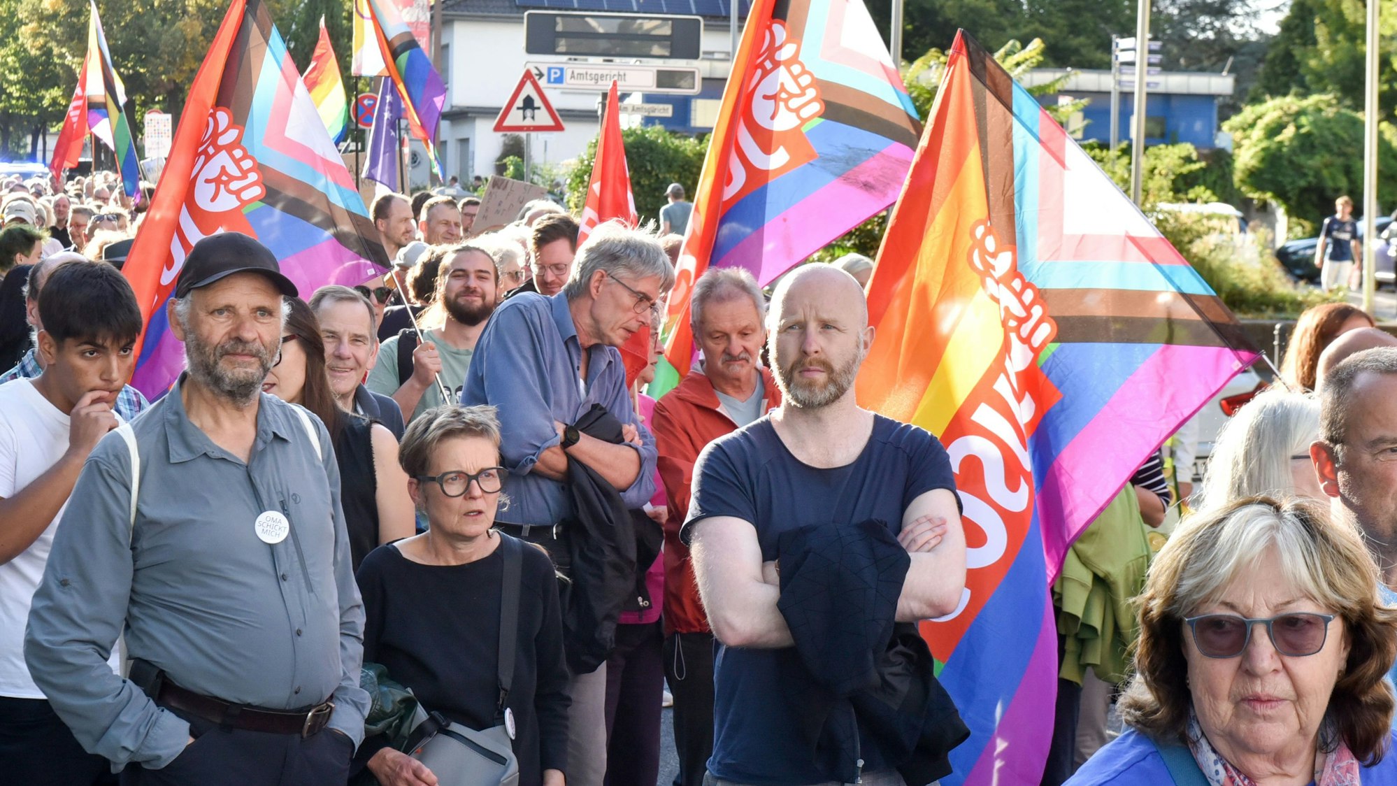 Wehrhaftes Brühl: In der Schlossstadt wird regelmäßig zu Demonstrationen gegen Rechtsextremismus aufgerufen.