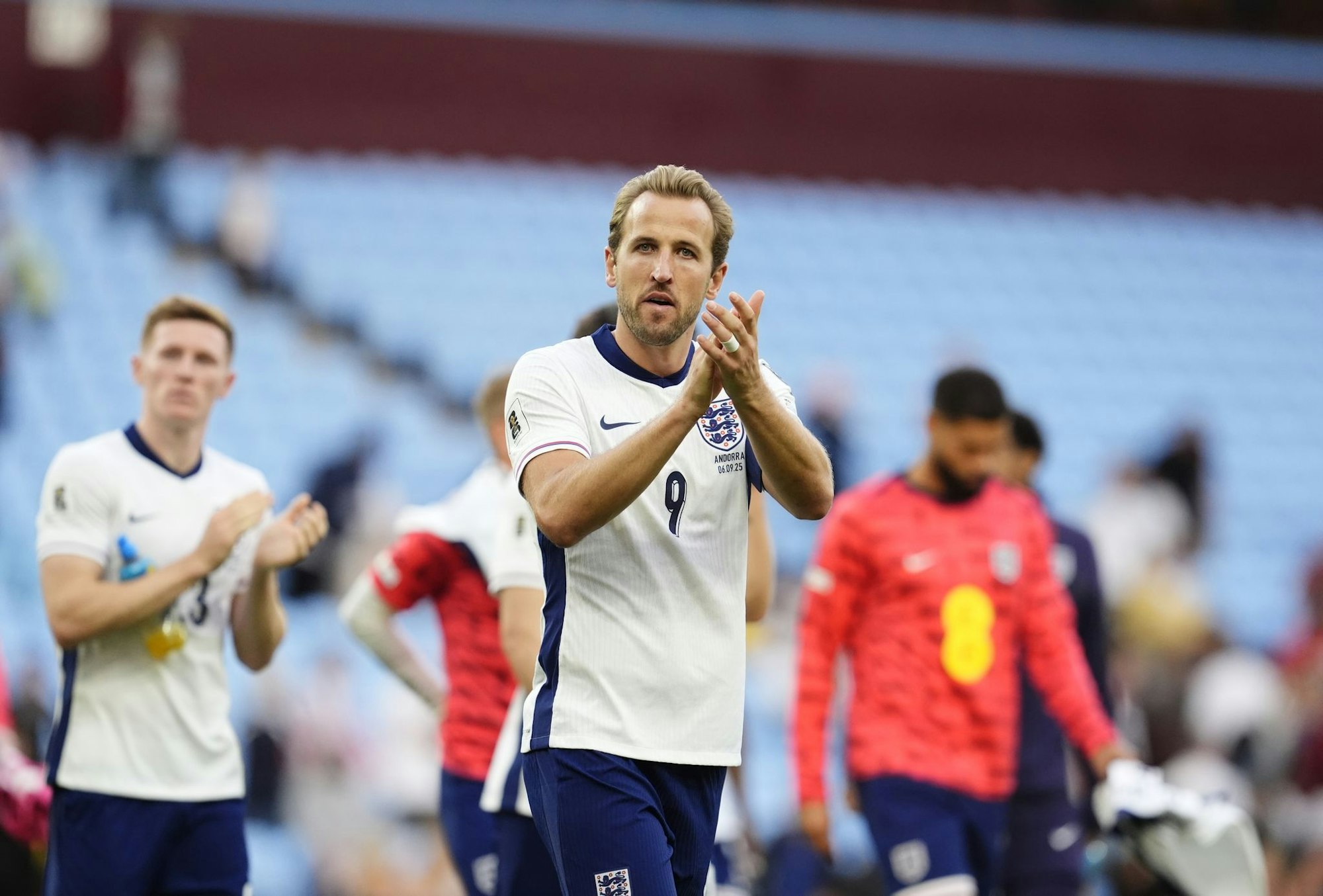 Bayern-Stürmer Harry Kane blieb beim 2:0 gegen Fußball-Zwerg Andorra ohne Treffer.