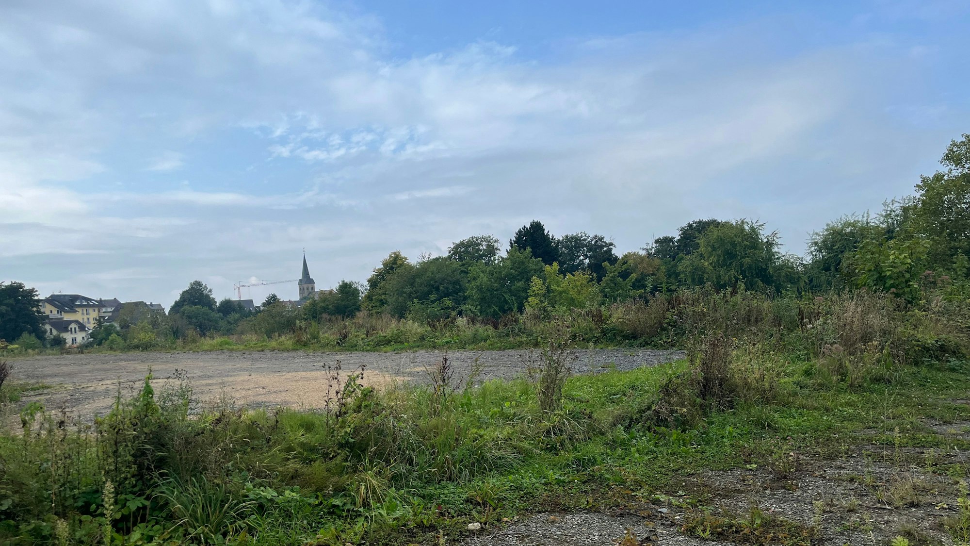 Die Baufläche für das Montanusquartier.