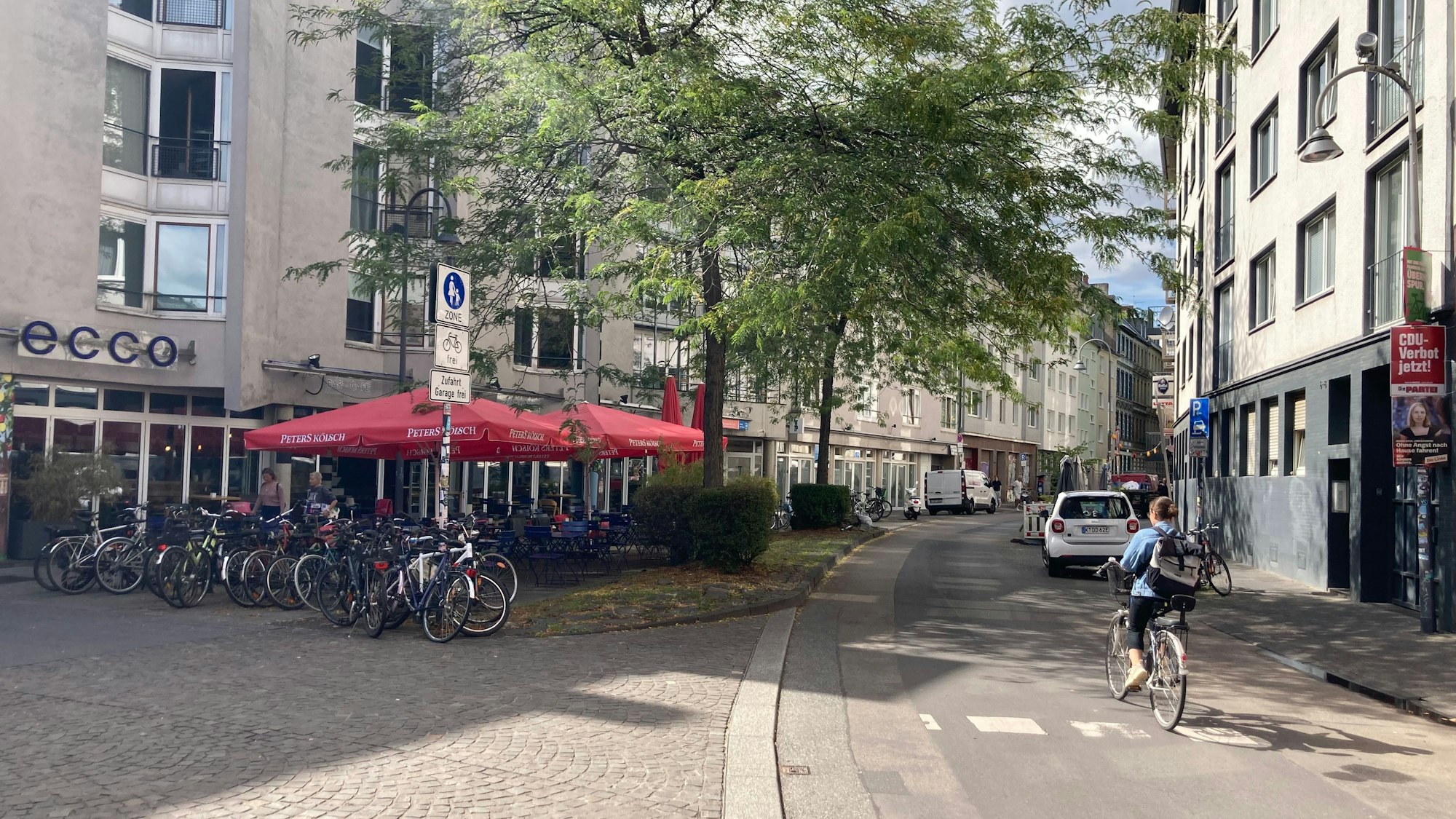 Das Bild zeigt die Fläche am Straßenabschnitt „Kartäuserwall“.