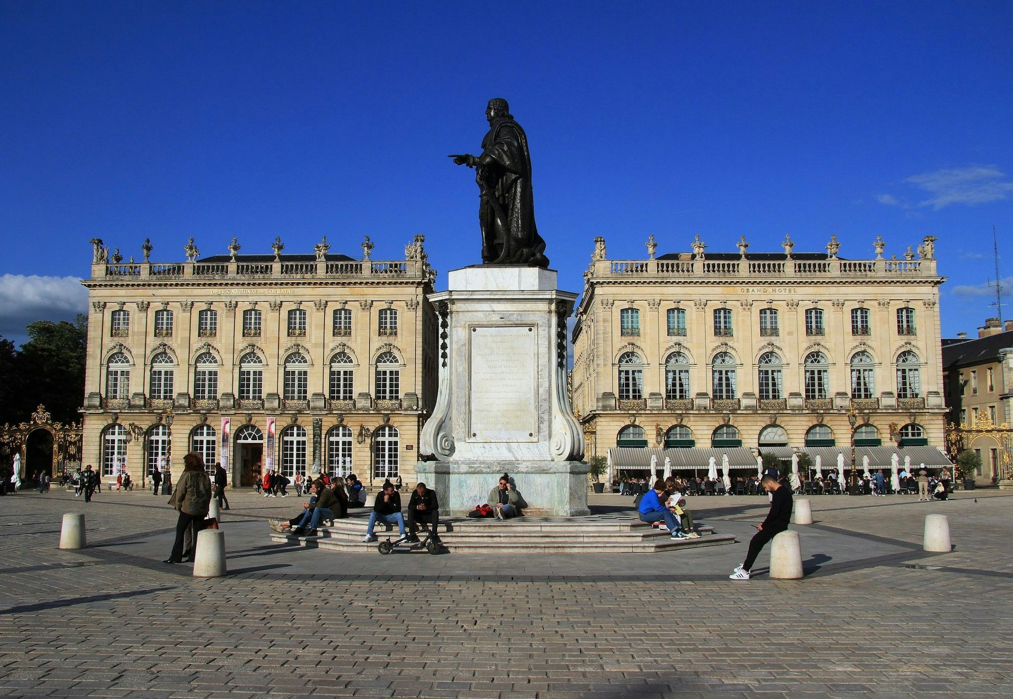 Herzog Stanislas ließ diesen Platz mit den Bauten ringsum errichten - seit 1983 Unesco-Weltkulturerbe.
