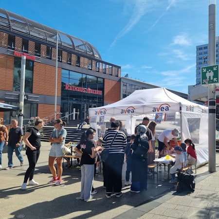 Bei Mitmachaktionen wurden auch die Jüngsten kreativ.