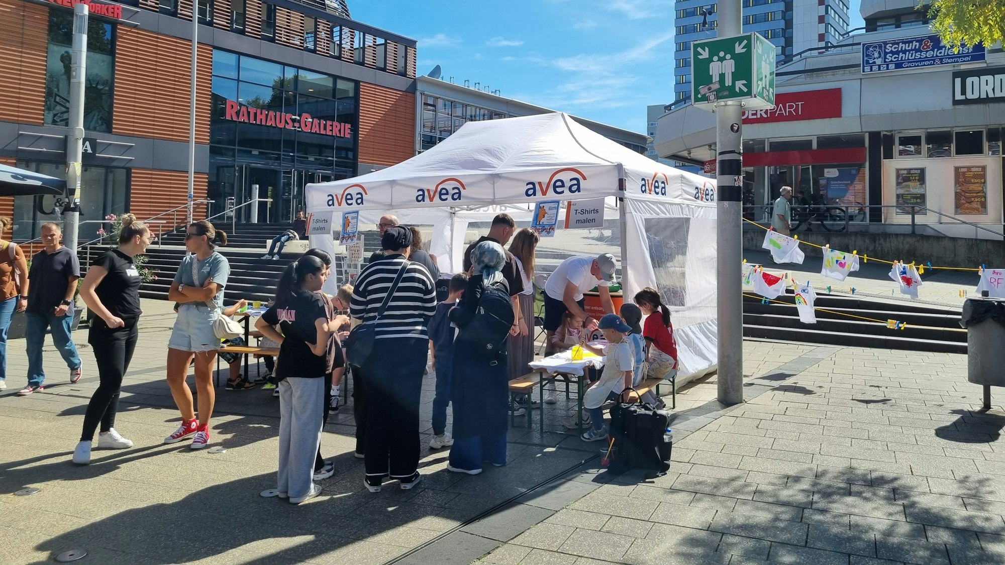 Bei Mitmachaktionen wurden auch die Jüngsten kreativ.