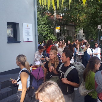 Rund um das Kölner Geburtshaus war auf dem Sommerfest viel los.