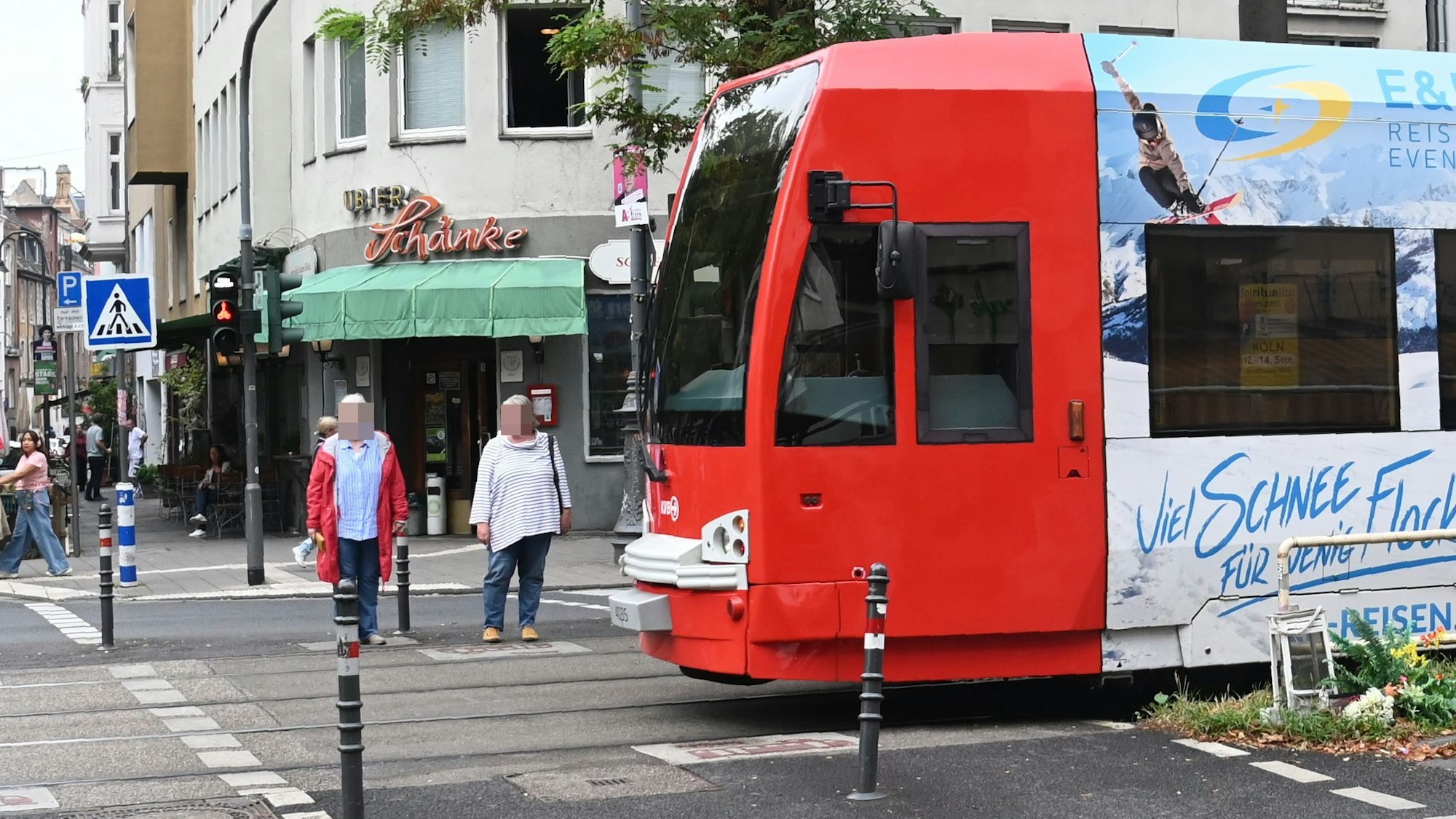 08.09.2025 Köln. Der KVB Übergang Ubierring / Alteburger Straße. Foto: Alexander Schwaiger