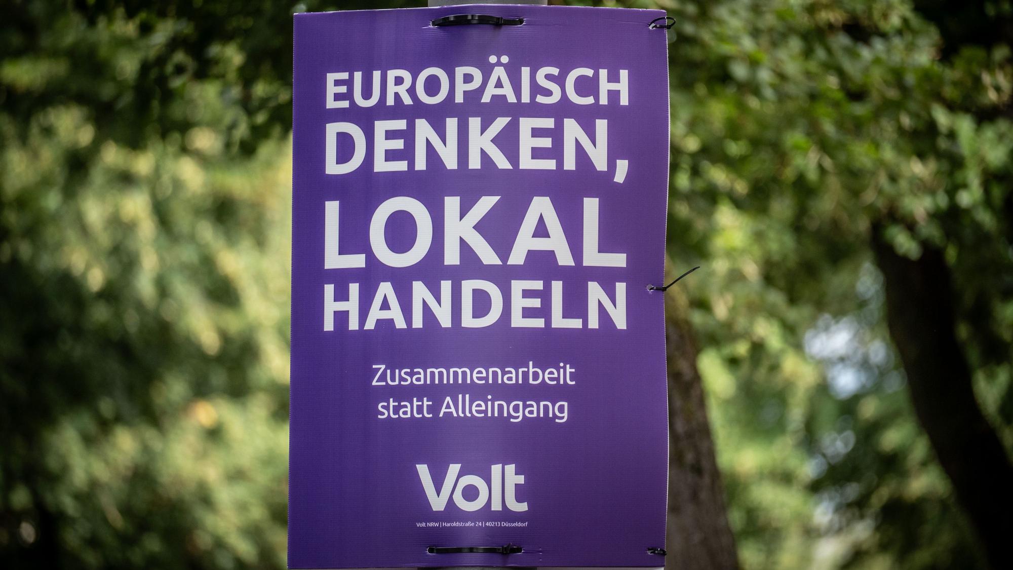 Volt setzt vor allem auf die Themen Bildung und Integration.