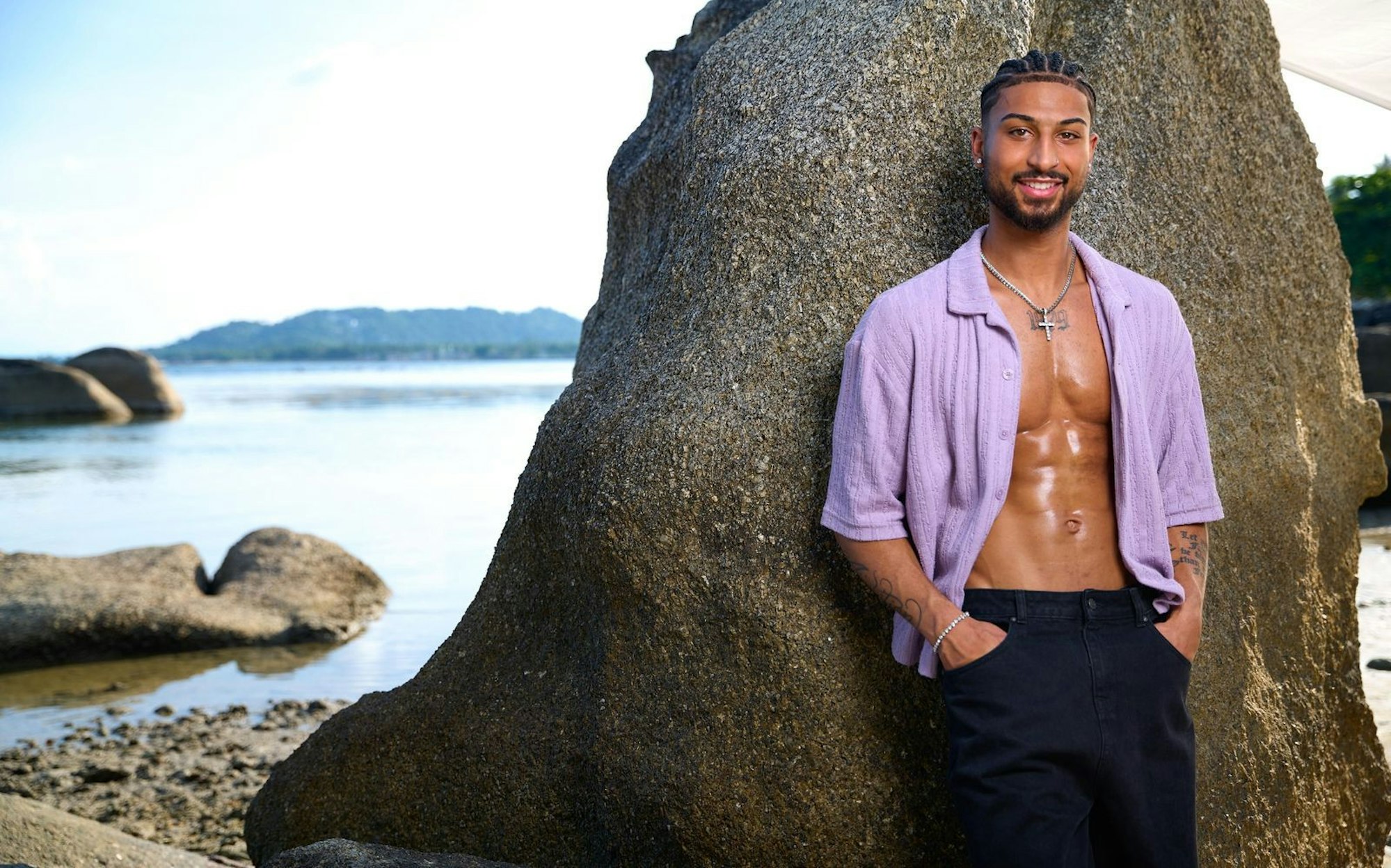 Der Fußballer hatte zuvor über Hati gelästert. (Bild: RTL / Frank Beer)