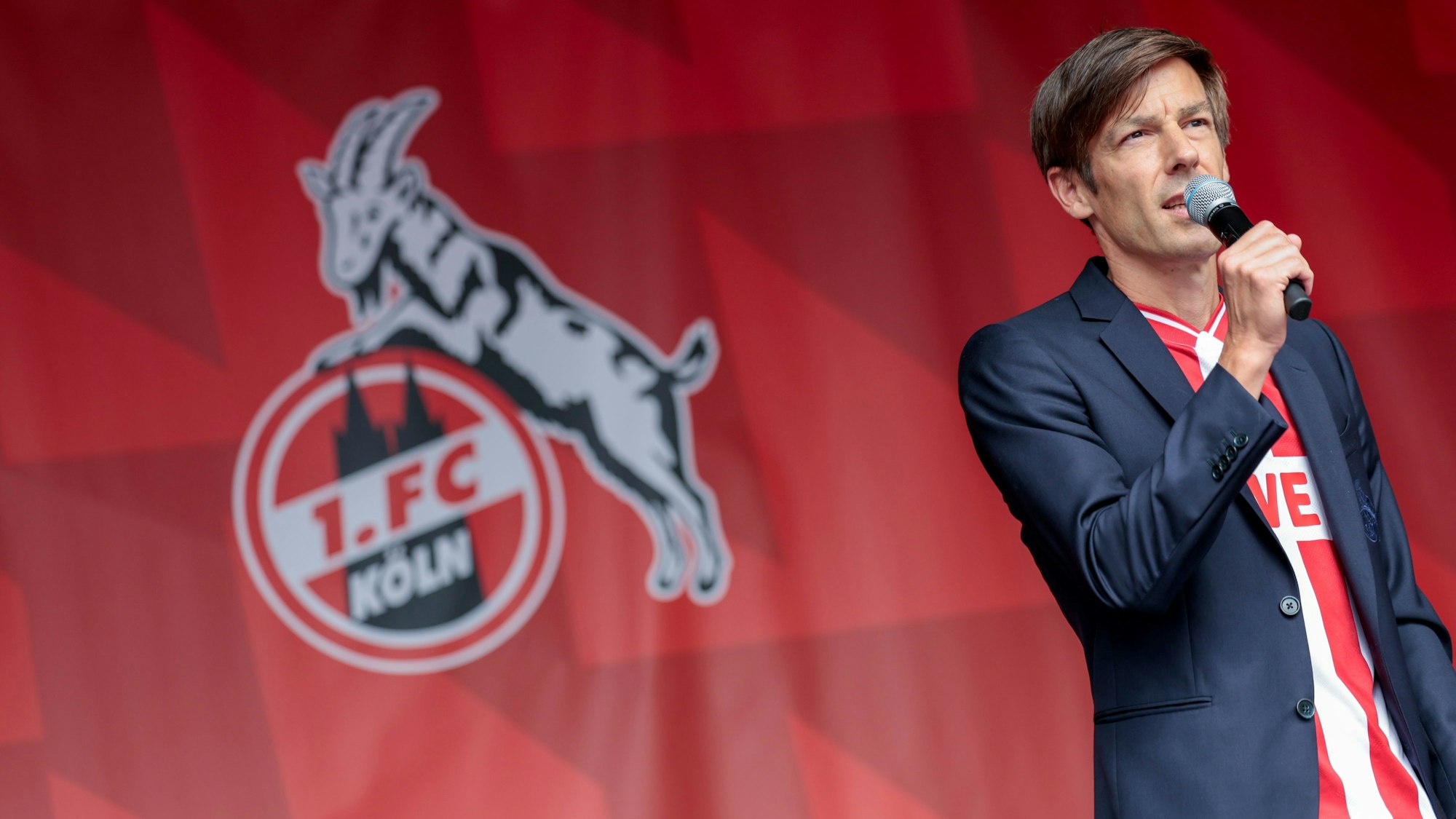 Carsten Wettich sprach Ende August auf dem Heumarkt.