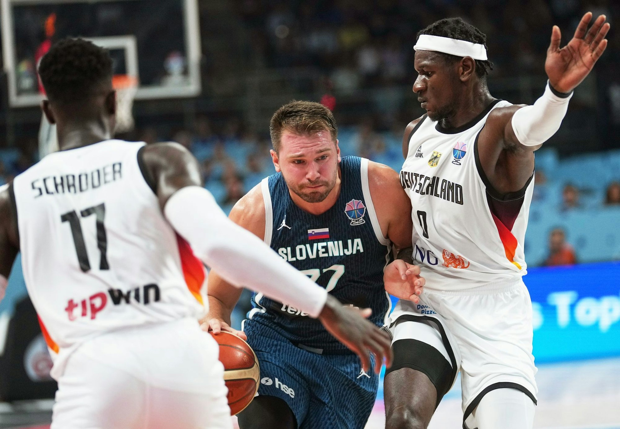 Luka Doncic stellte die deutschen Basketballer vor riesige Probleme.