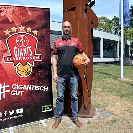 28.07.2022, Basketball-Bayer Giants Leverkusen
Henrik Fronda (Vorstand Finanzen/Geschäftsführer)
Foto: Uli Herhaus