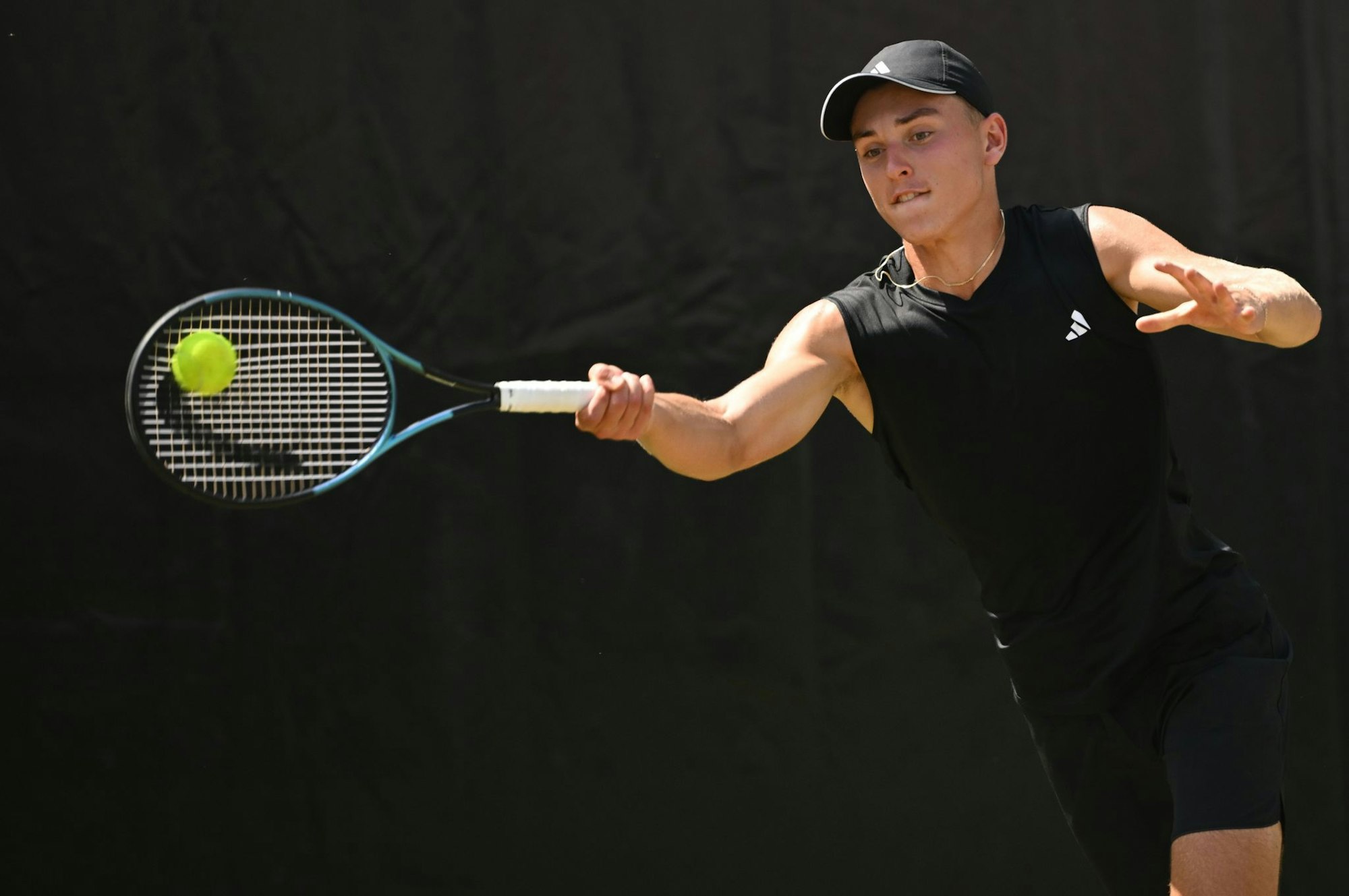 Ist erstmals für das Davis-Cup-Team nominiert: der 17-jährige Justin Engel. (Archivbild)