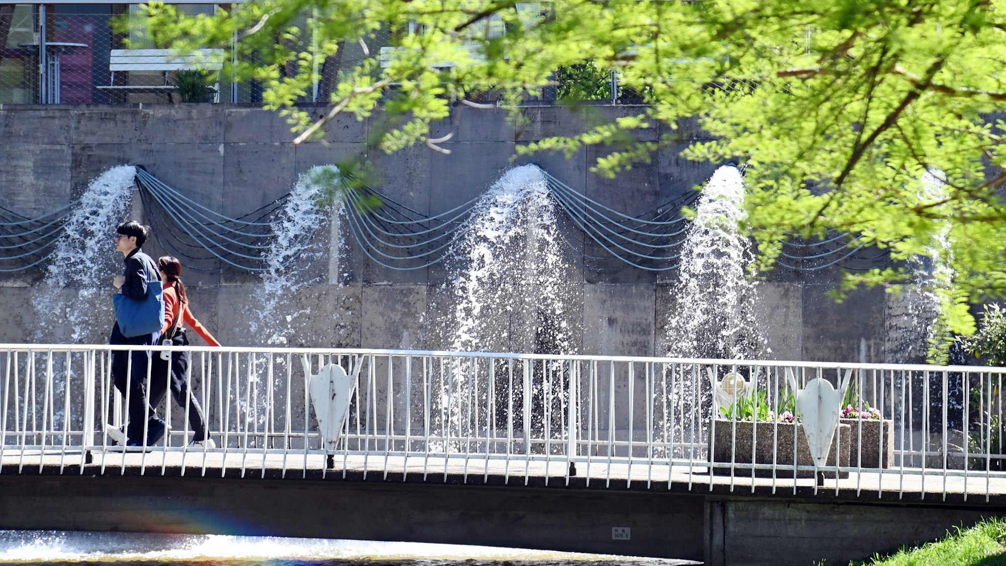 Brunnen im Rheinpark